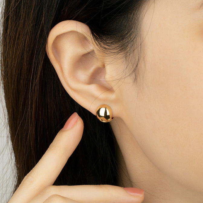 Polished Ball Earrings