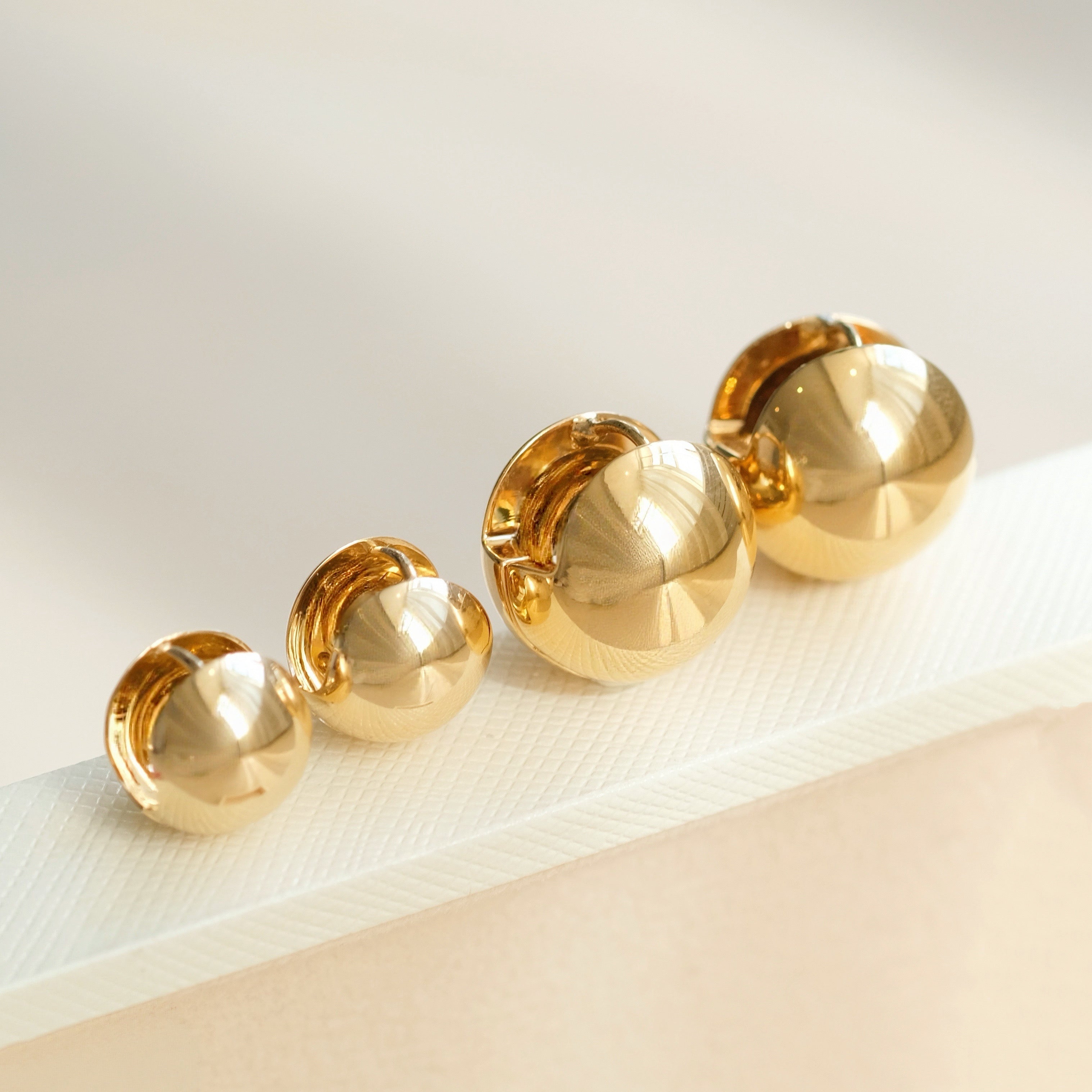 Polished Ball Earrings