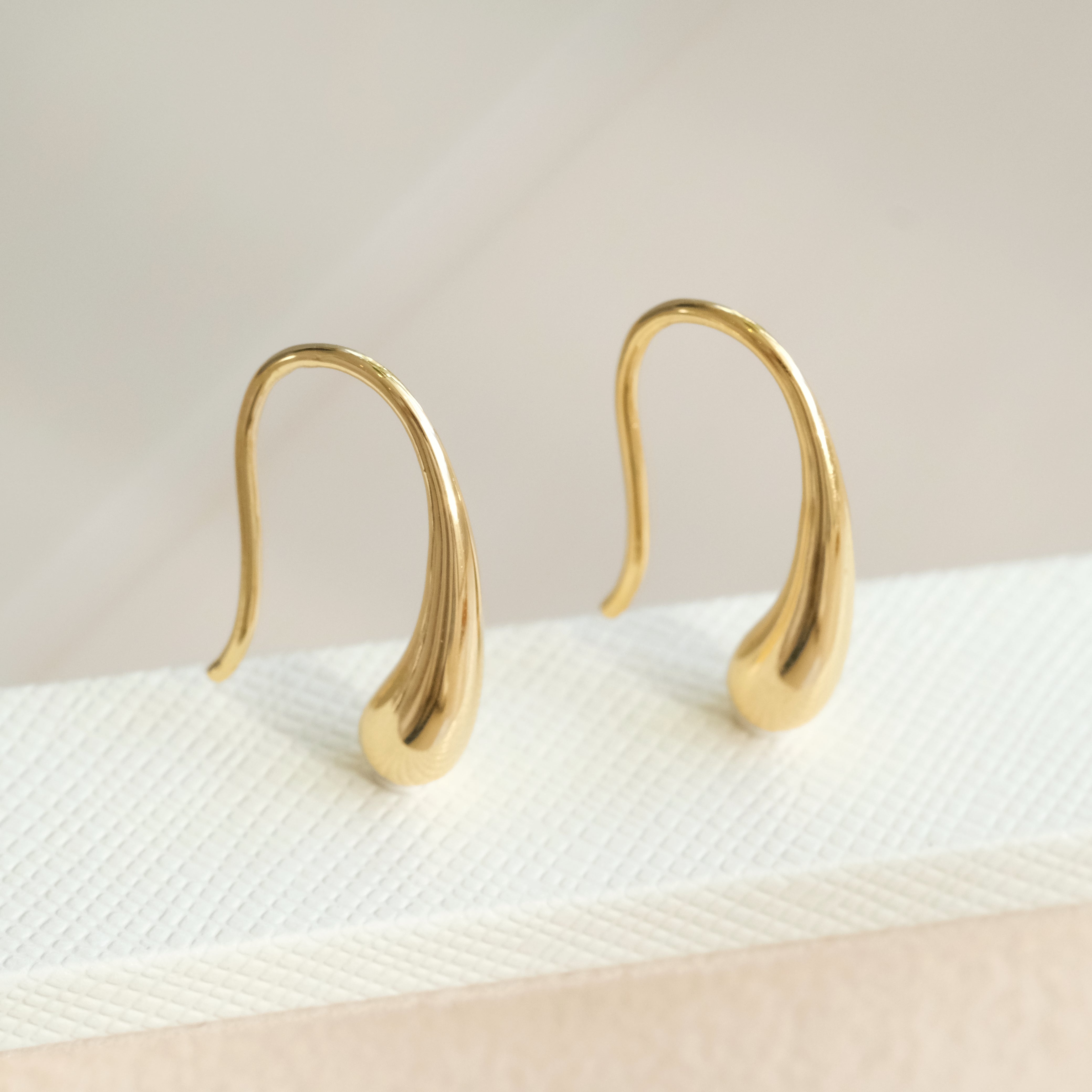 Water Drop Hook Earrings