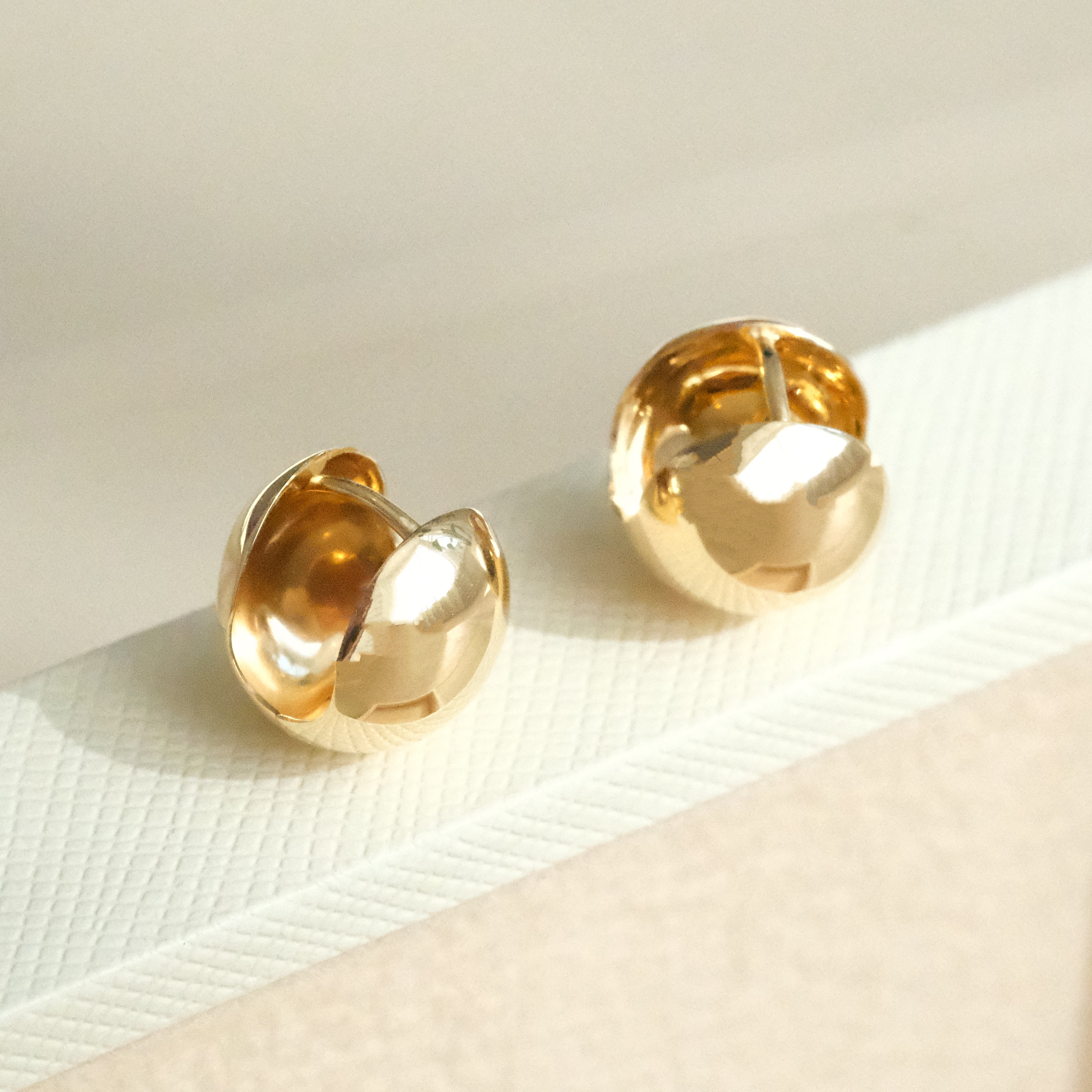 Polished Ball Earrings