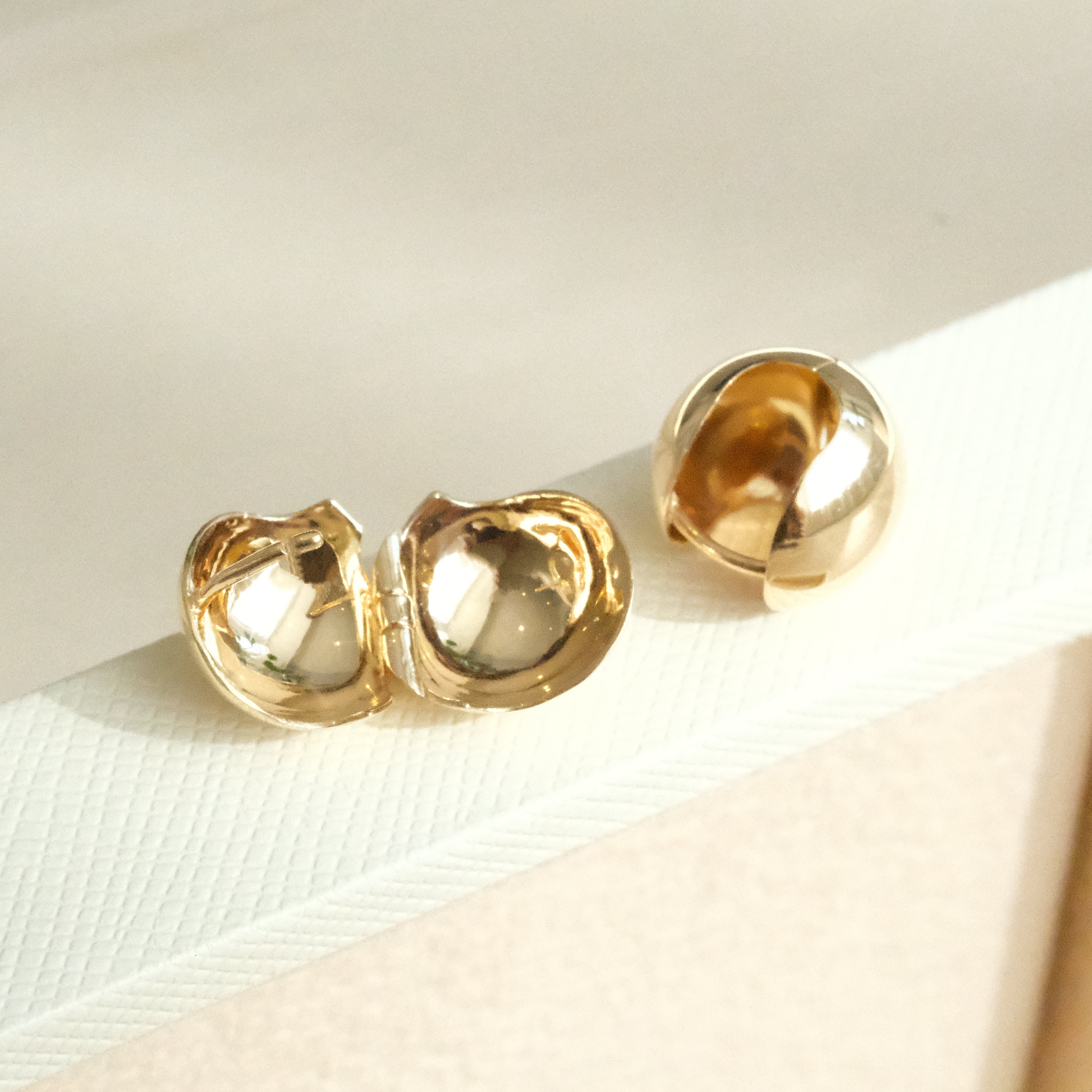 Polished Ball Earrings
