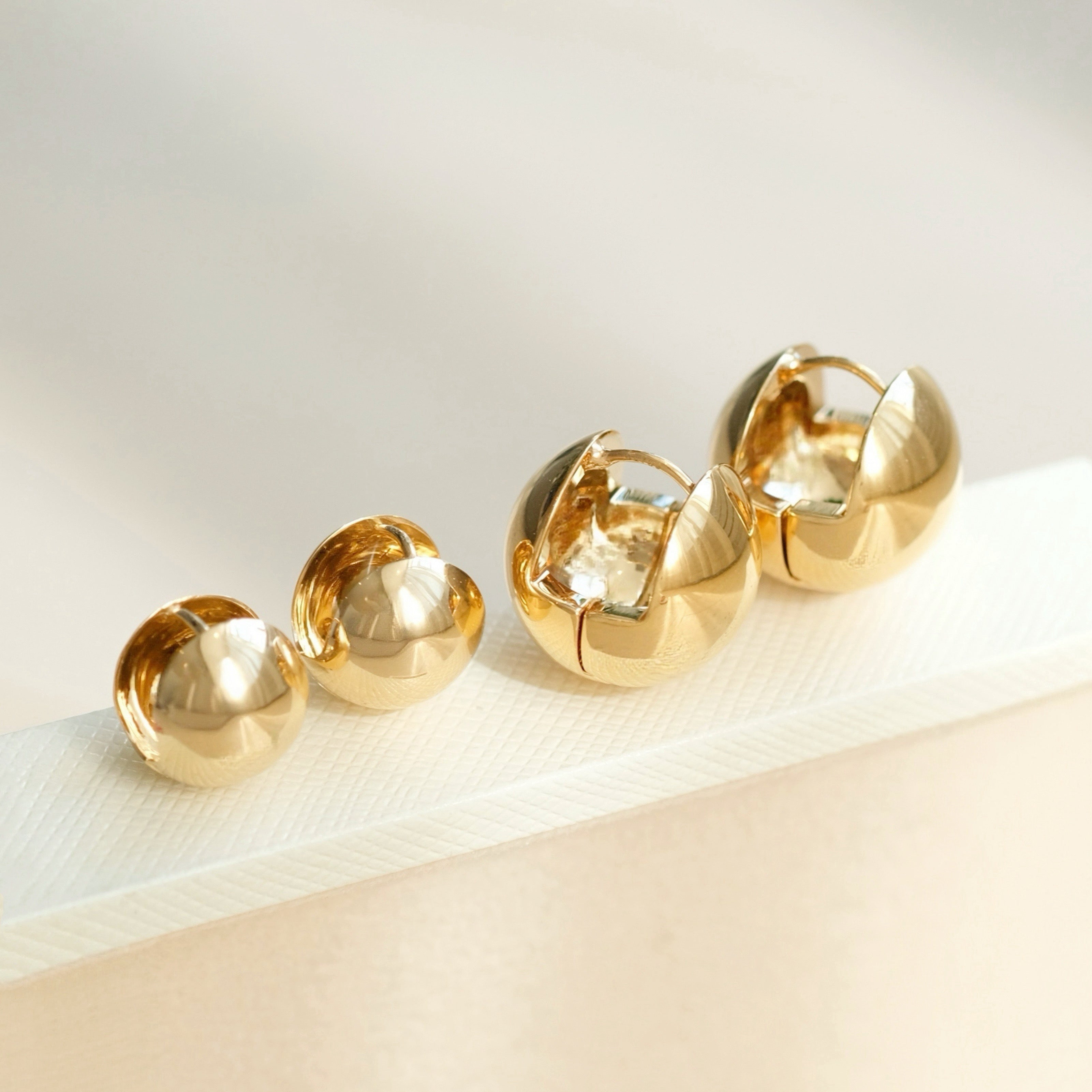 Polished Ball Earrings