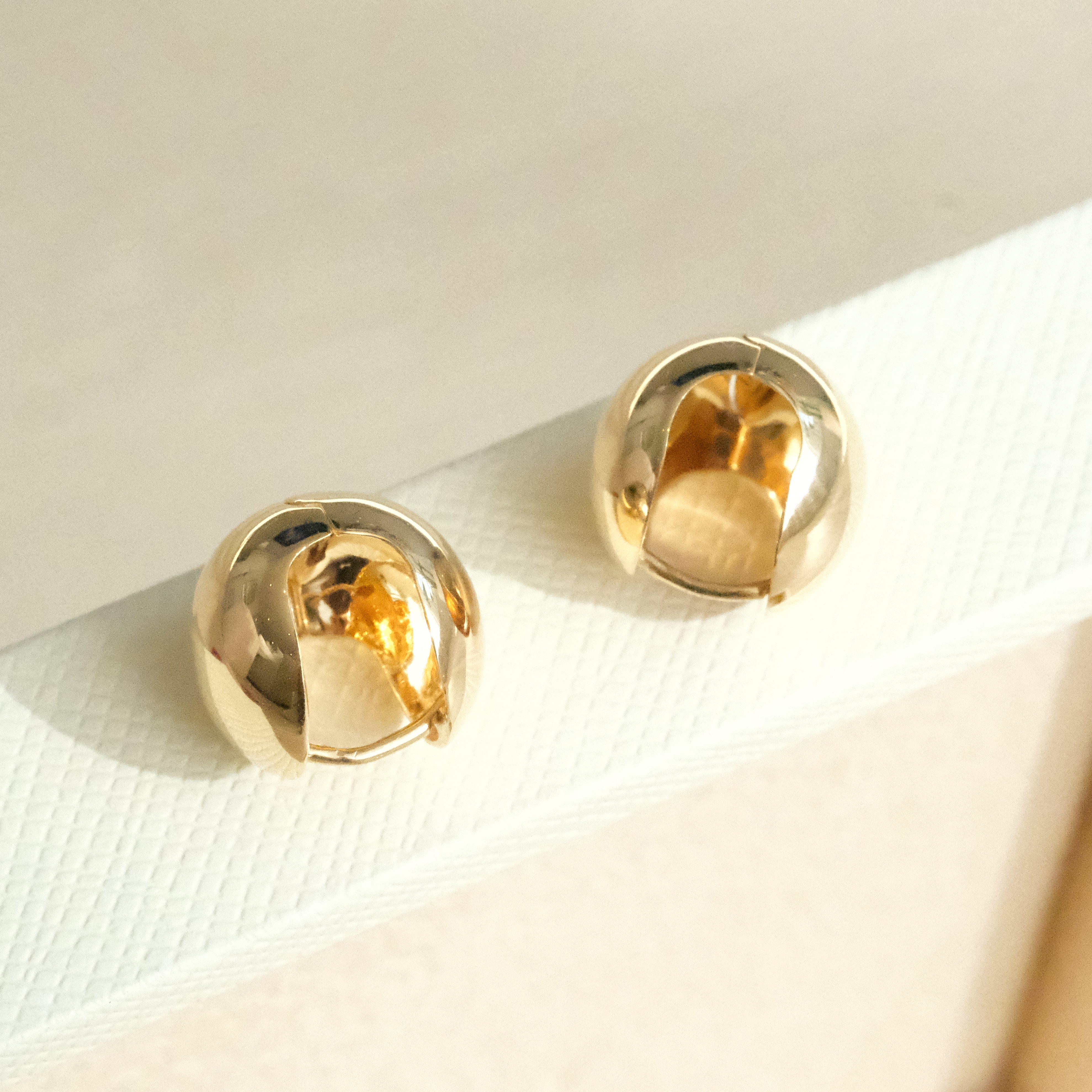 Polished Ball Earrings