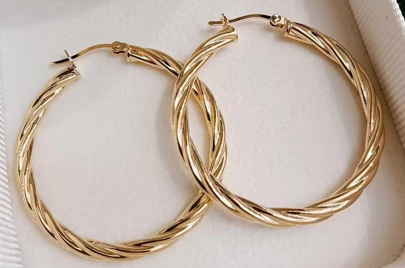 Chunky Twist Earrings