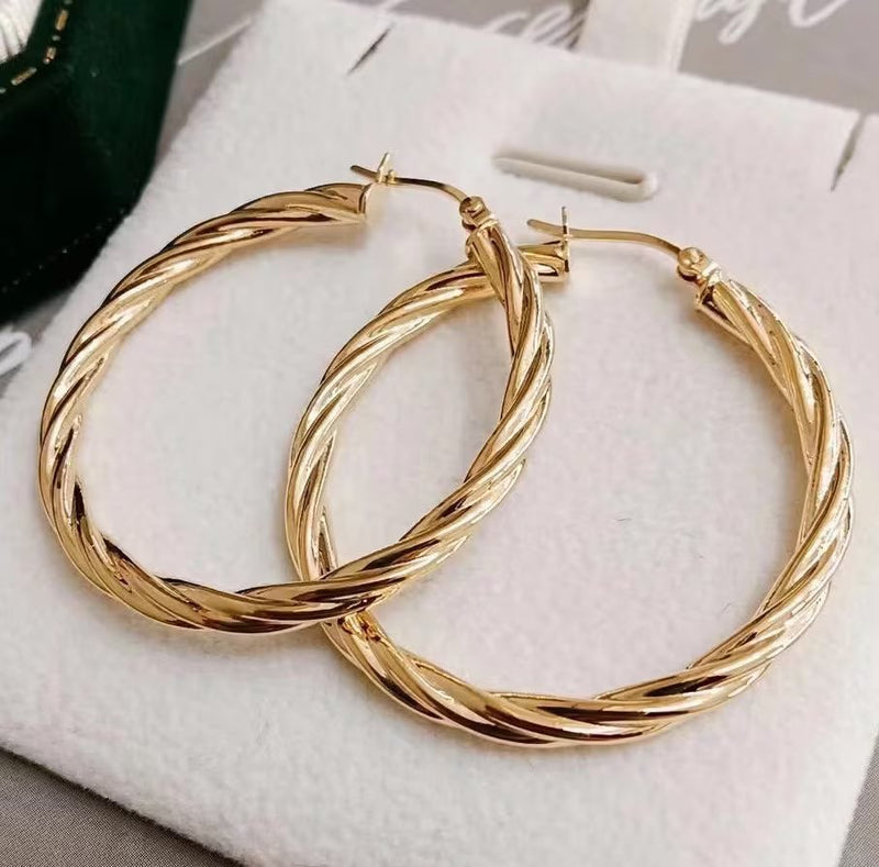 Chunky Twist Earrings