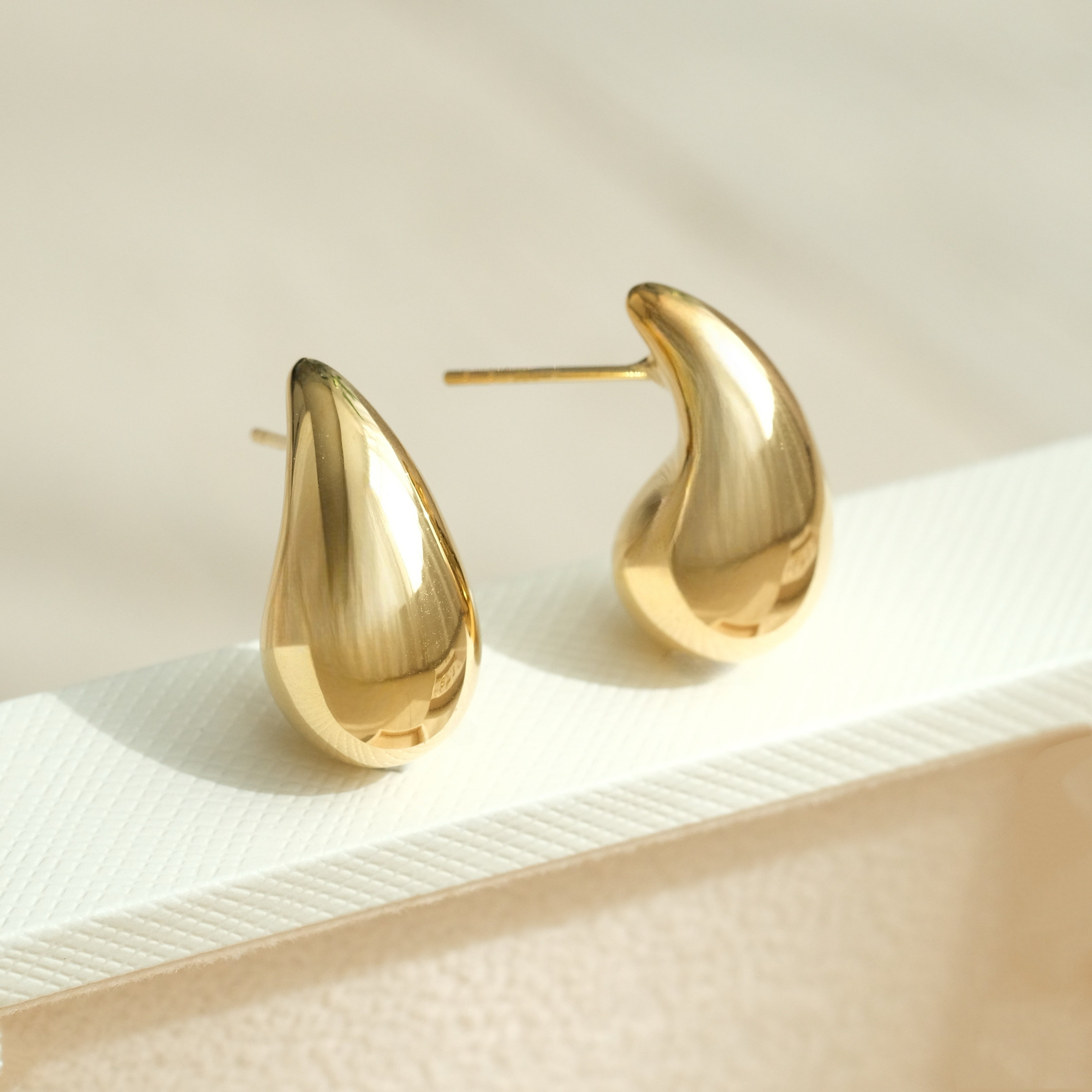 Chubby Water Drop Earrings