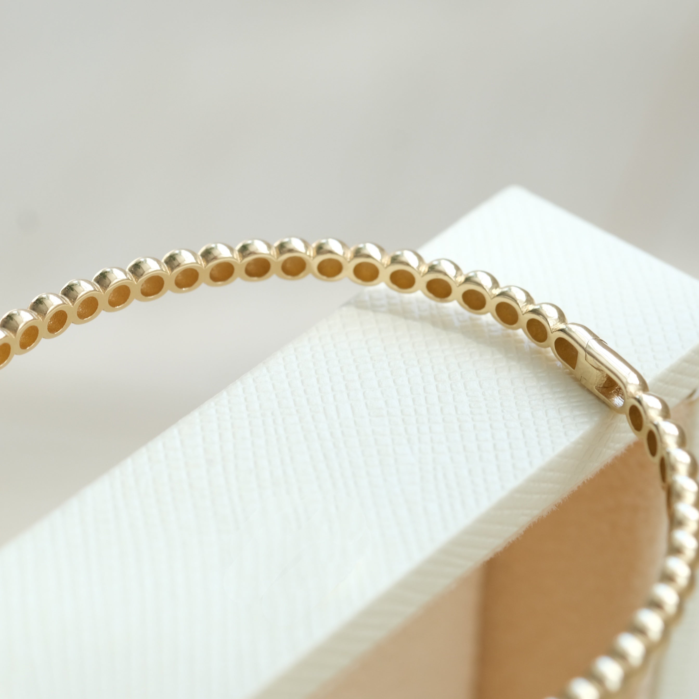 Beads Gold Bangle