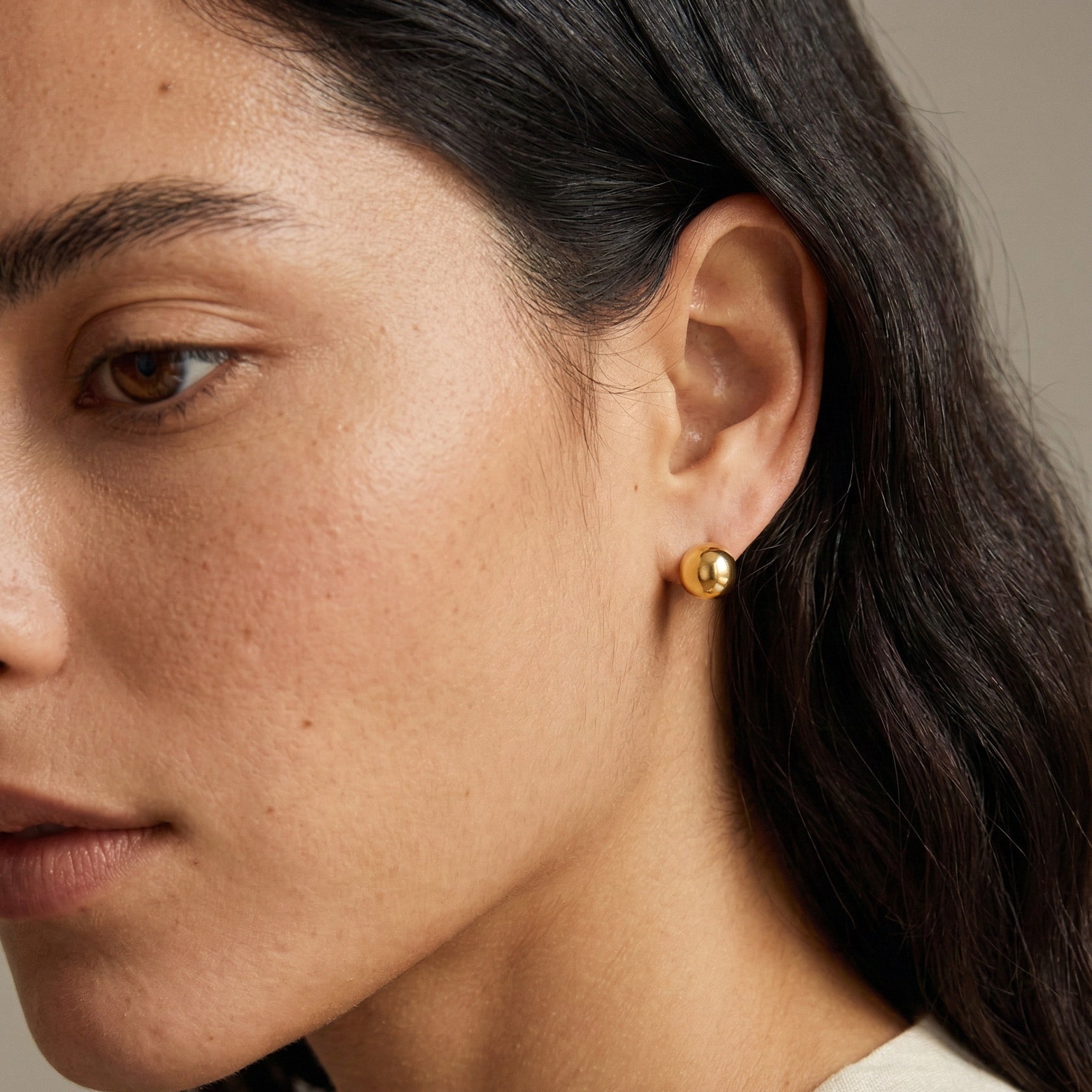 Polished Ball Earrings
