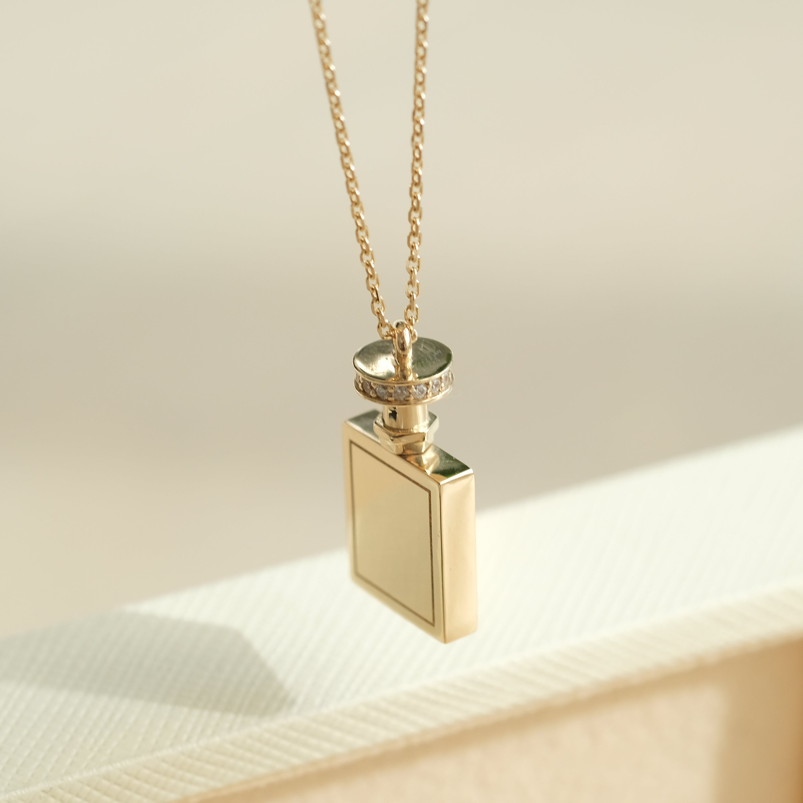 Perfume Bottle Necklace