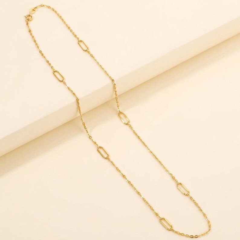 1.5mm Anchor Chain Necklace