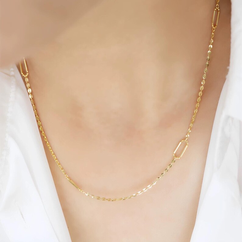 1.5mm Anchor Chain Necklace