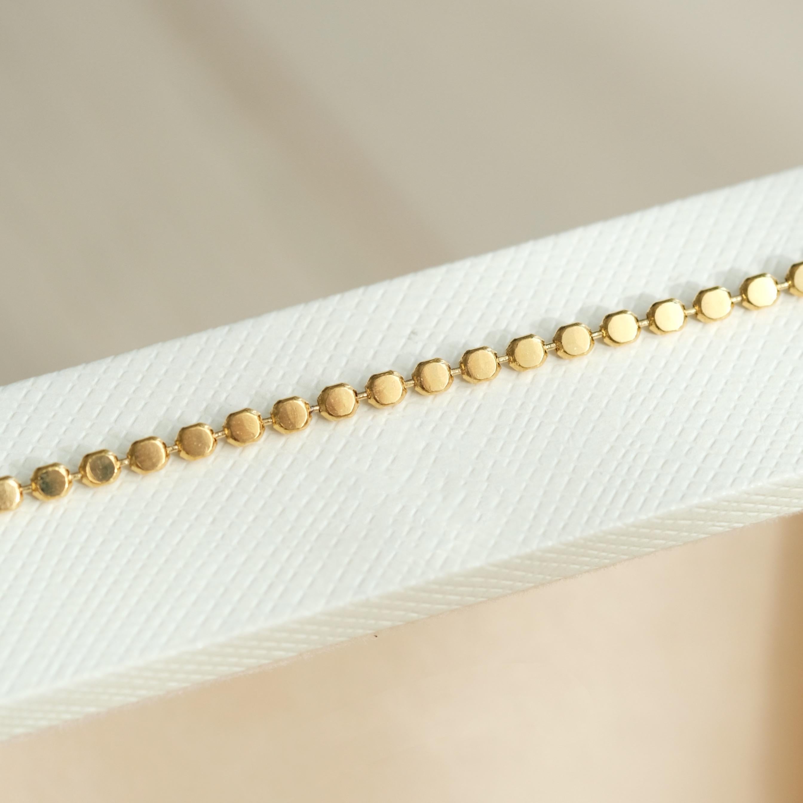 Flat Beads Necklace