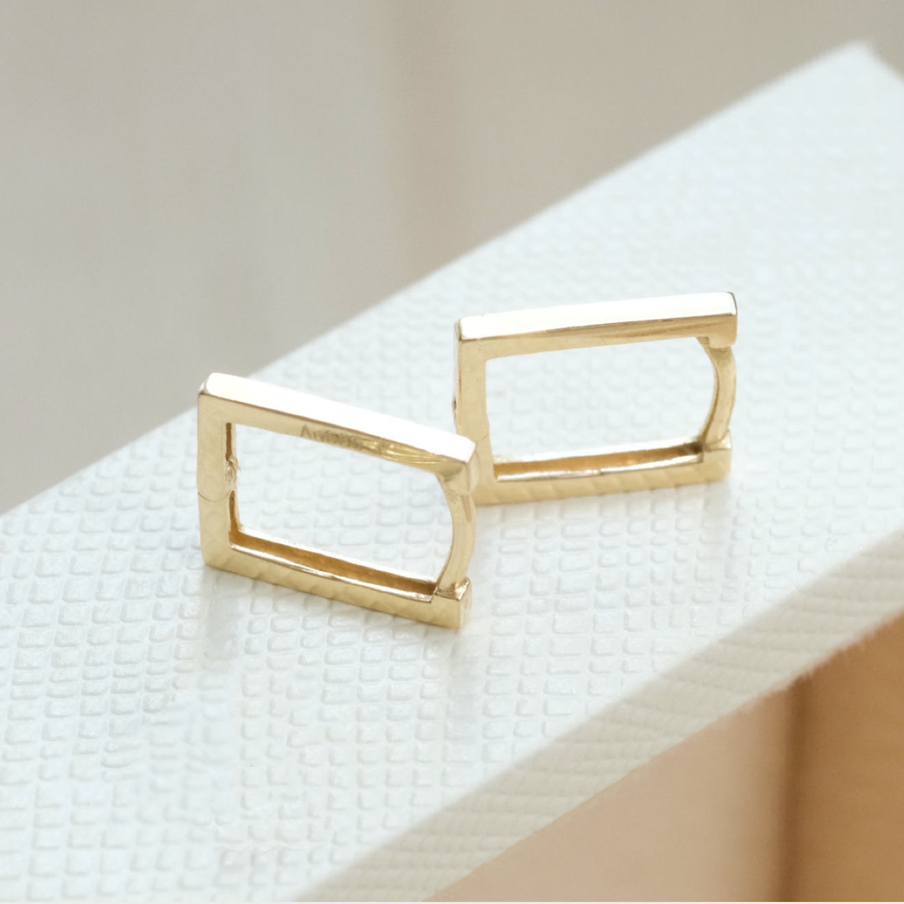 Rectangle Hoop Earrings