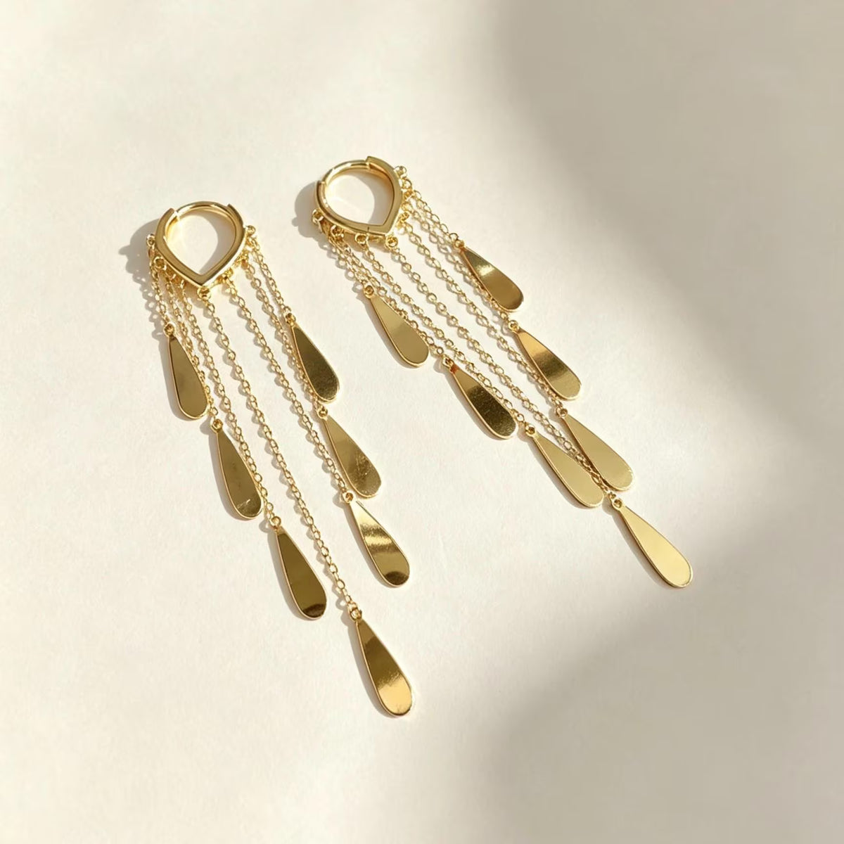 Teardrop Tassel Earrings