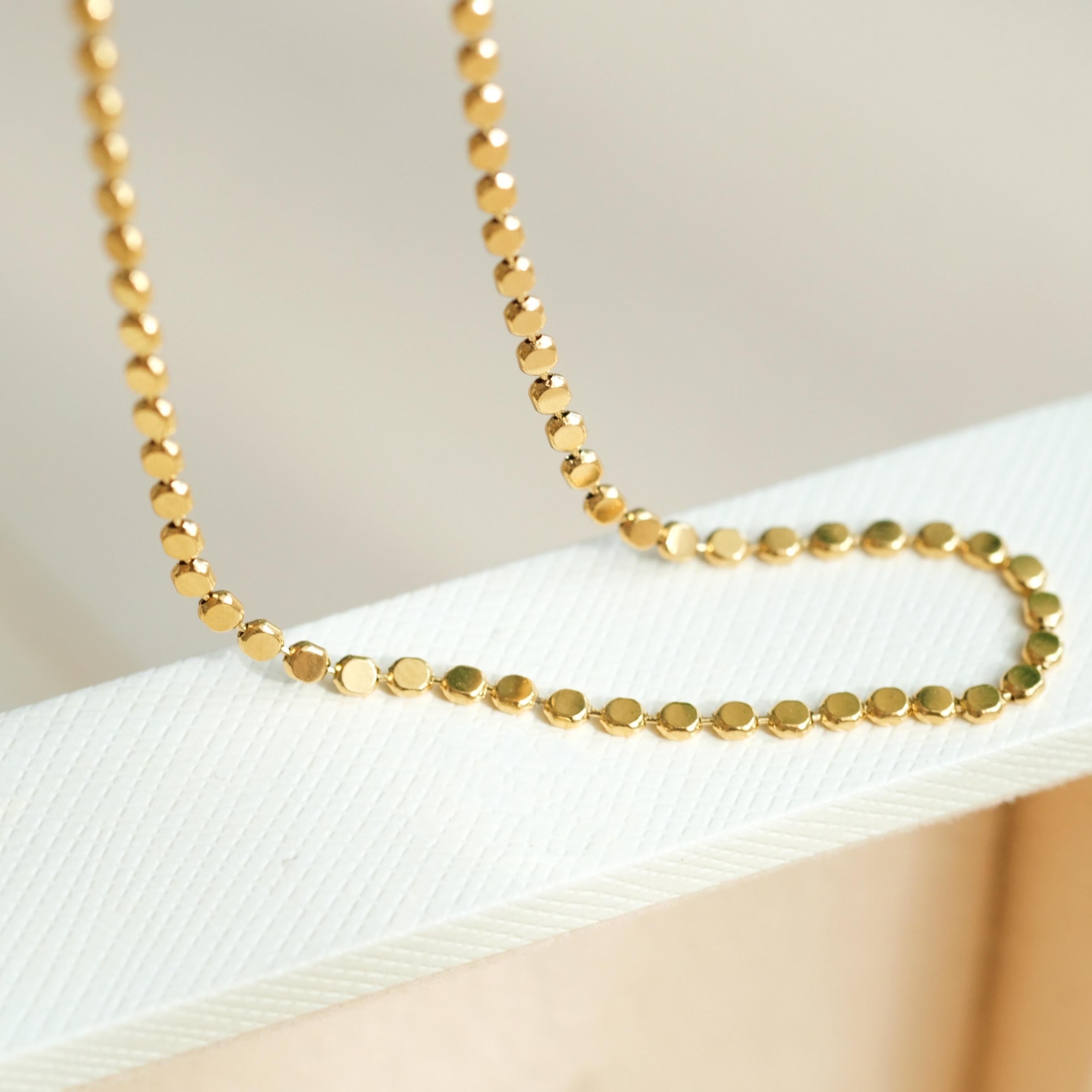 Flat Beads Necklace