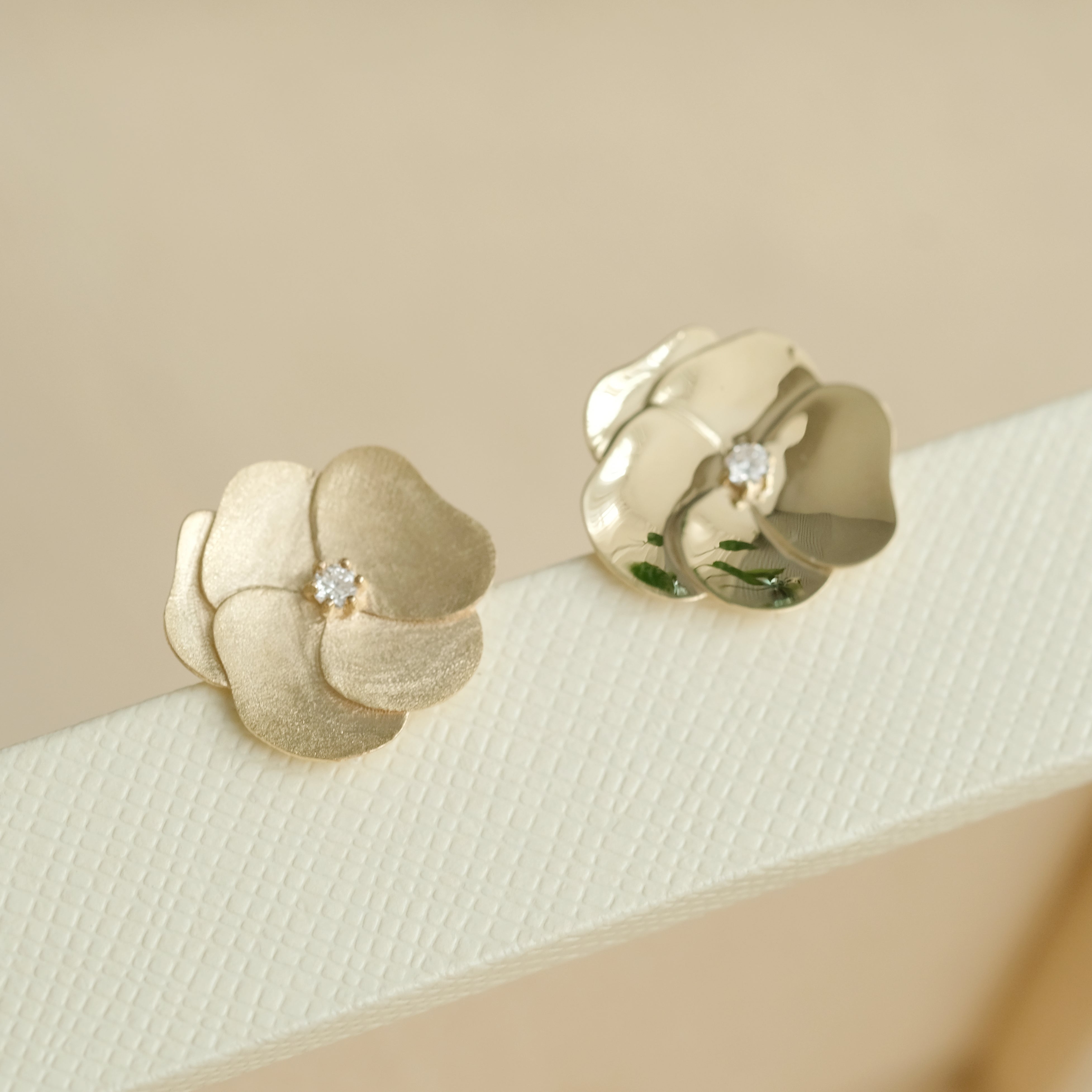 Camellia Flower Studs
