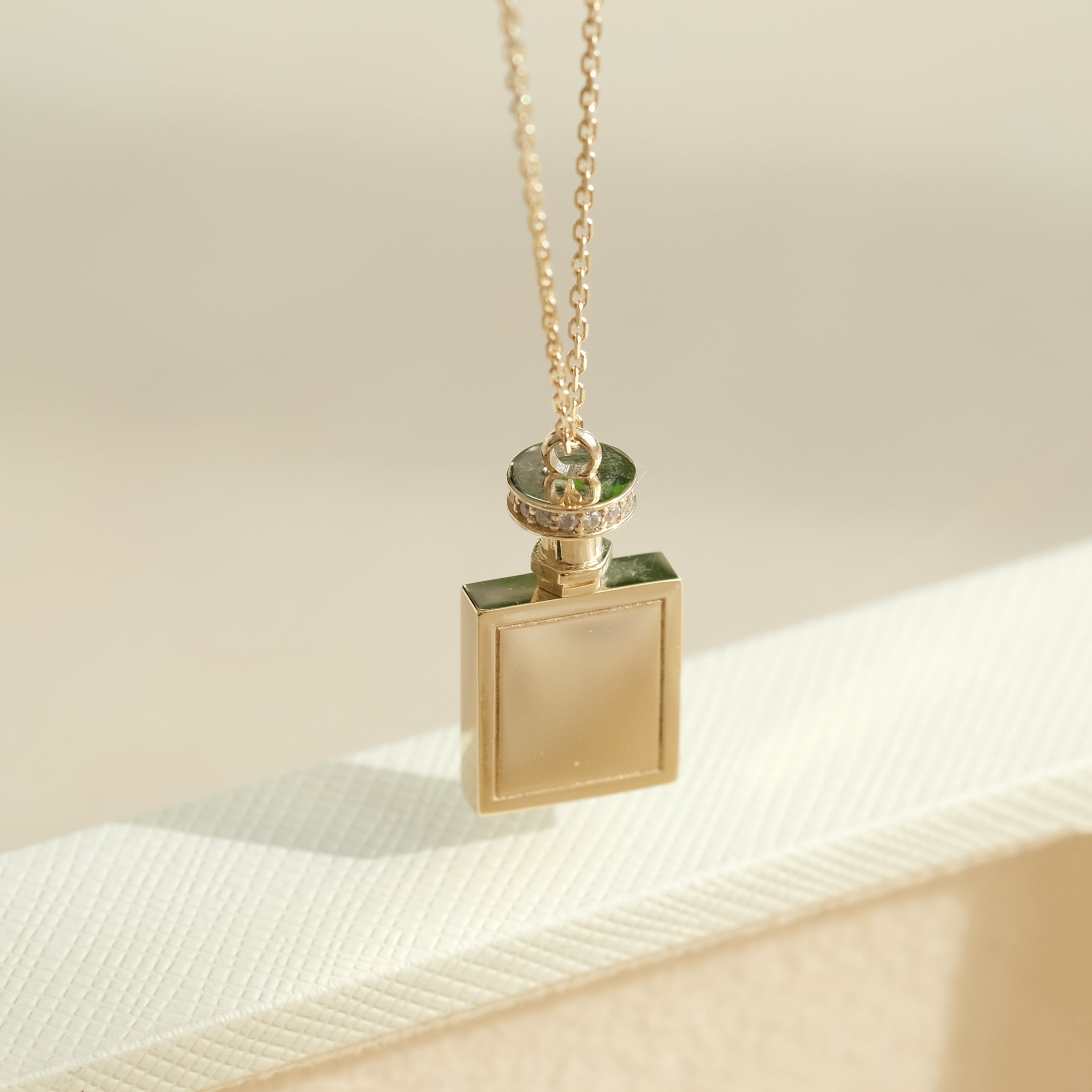 Perfume Bottle Necklace
