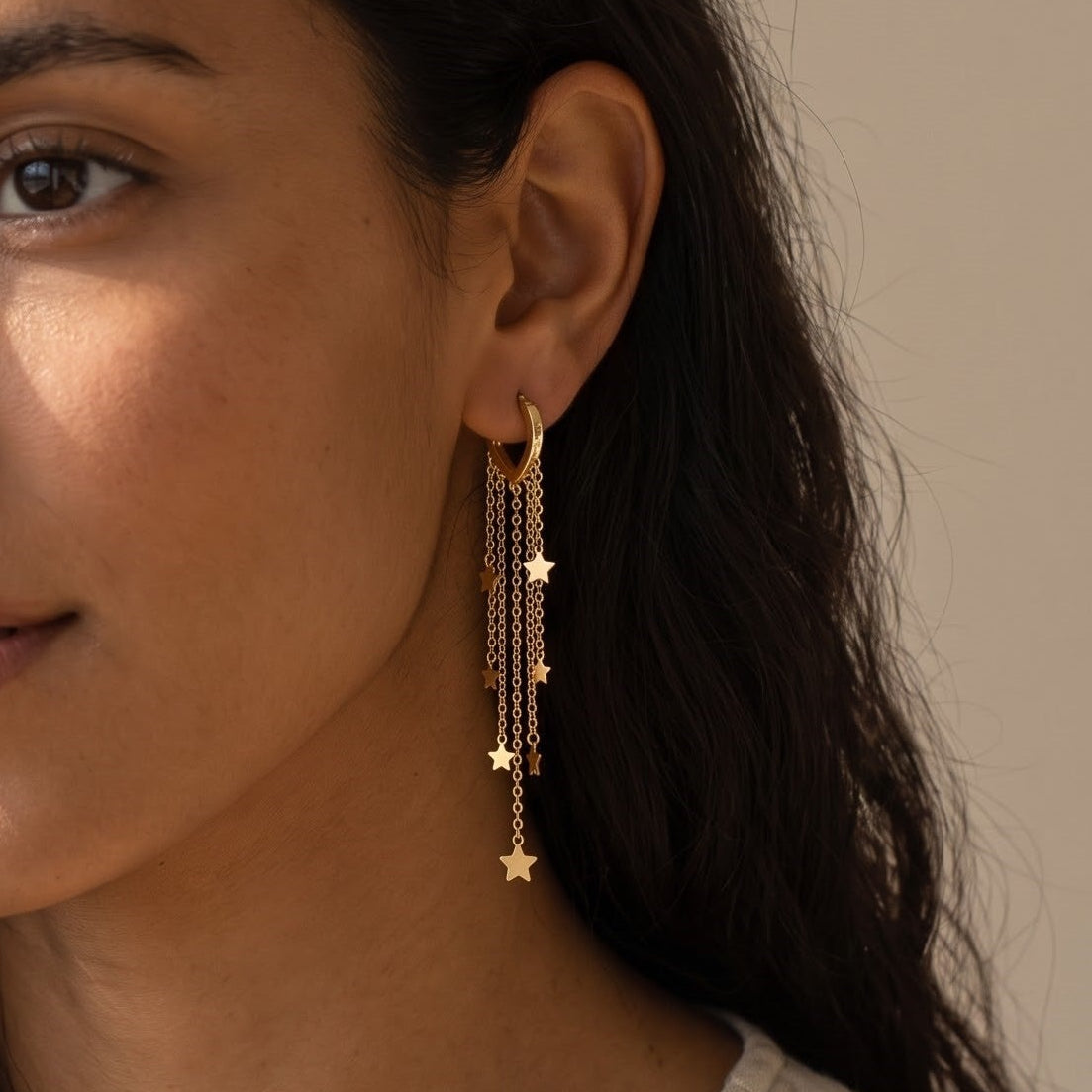 Star Tassel Earrings