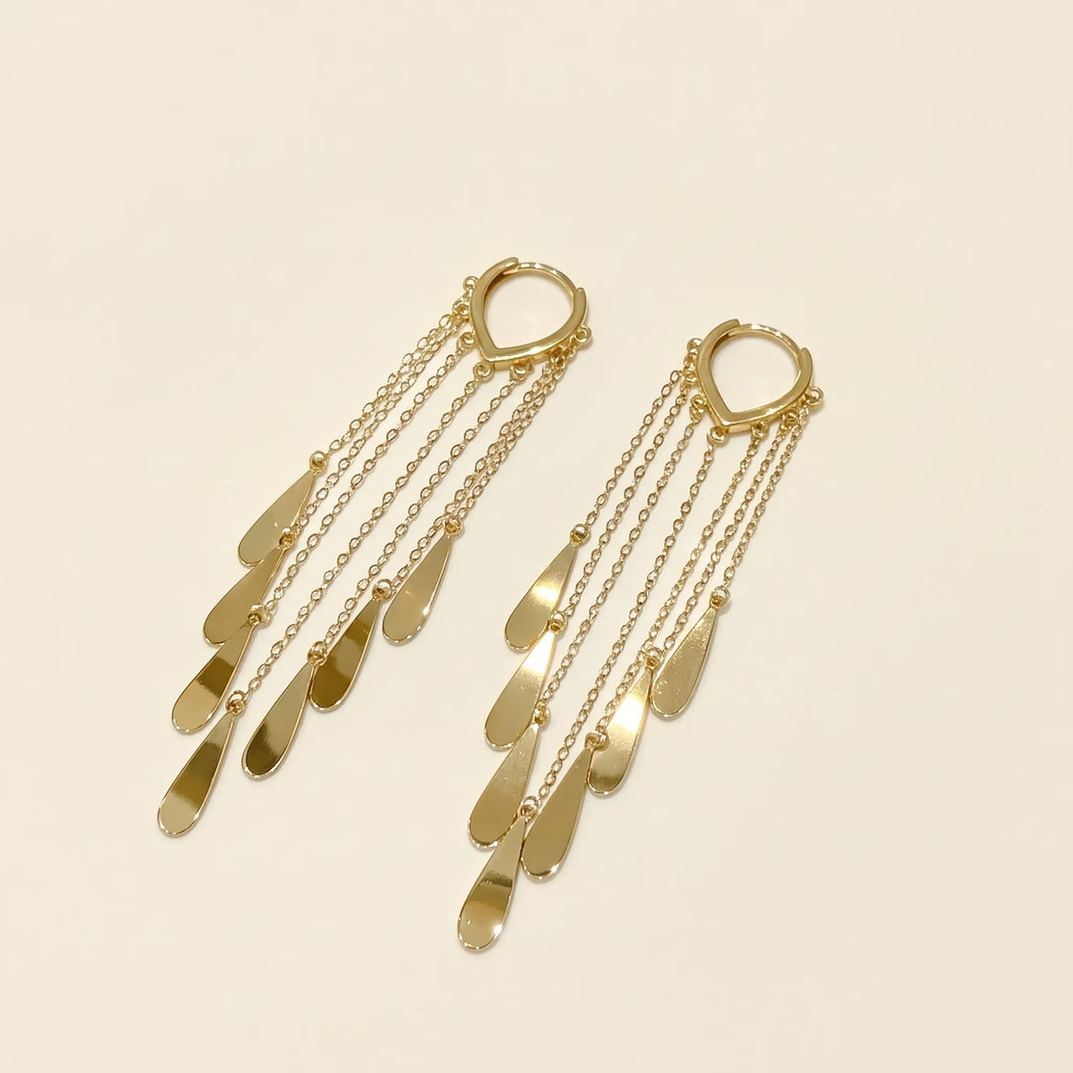 Teardrop Tassel Earrings