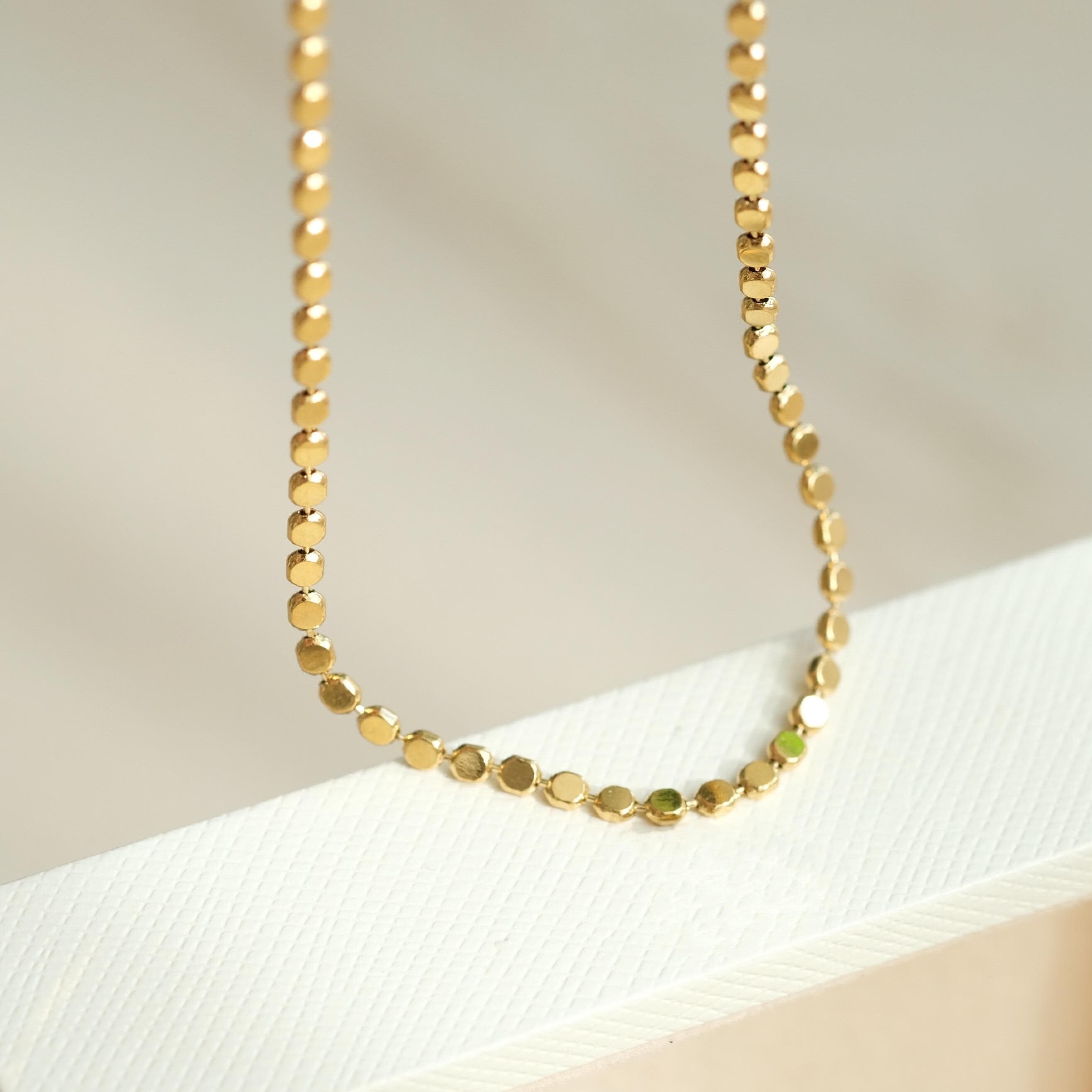 Flat Beads Necklace