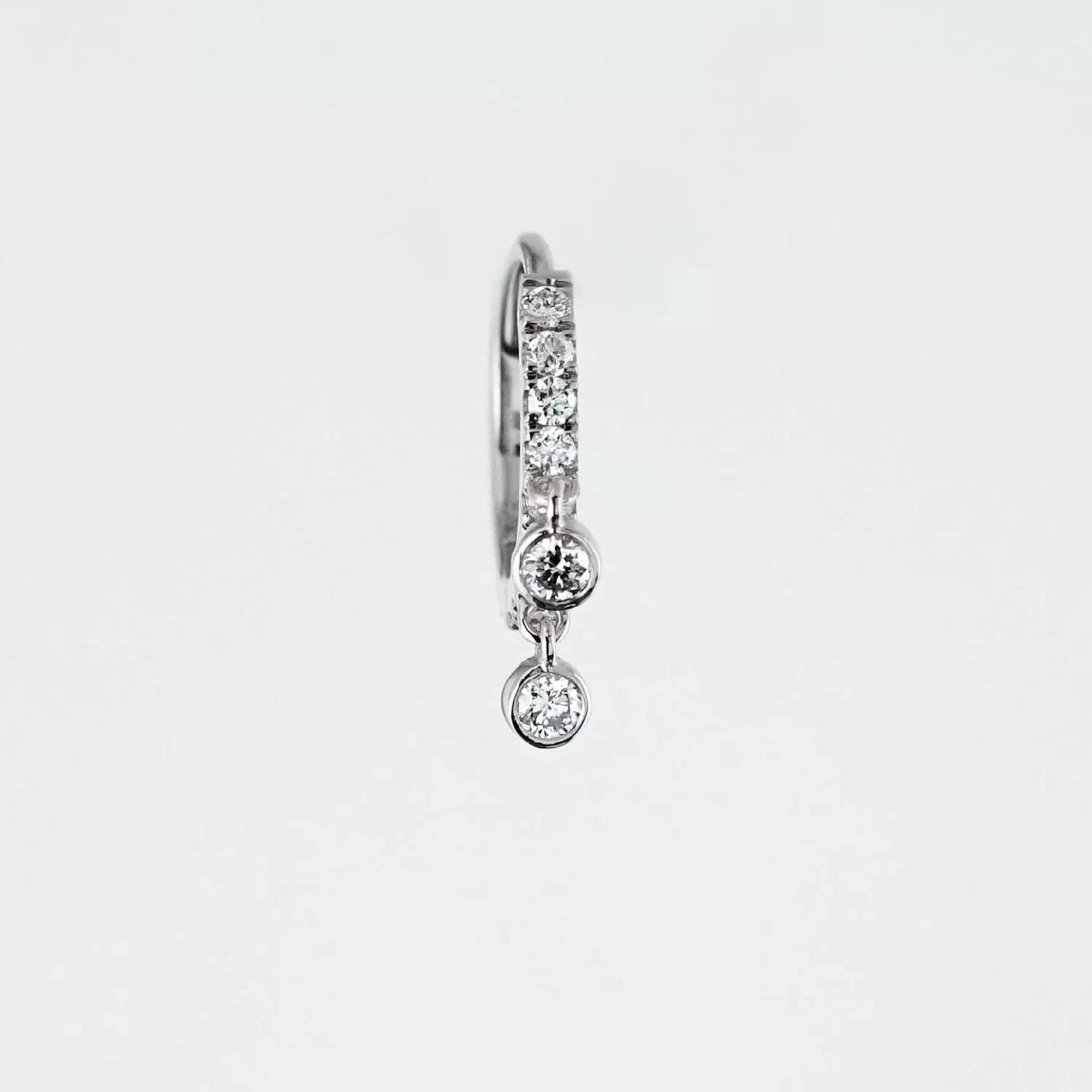 Floating Diamond Earrings