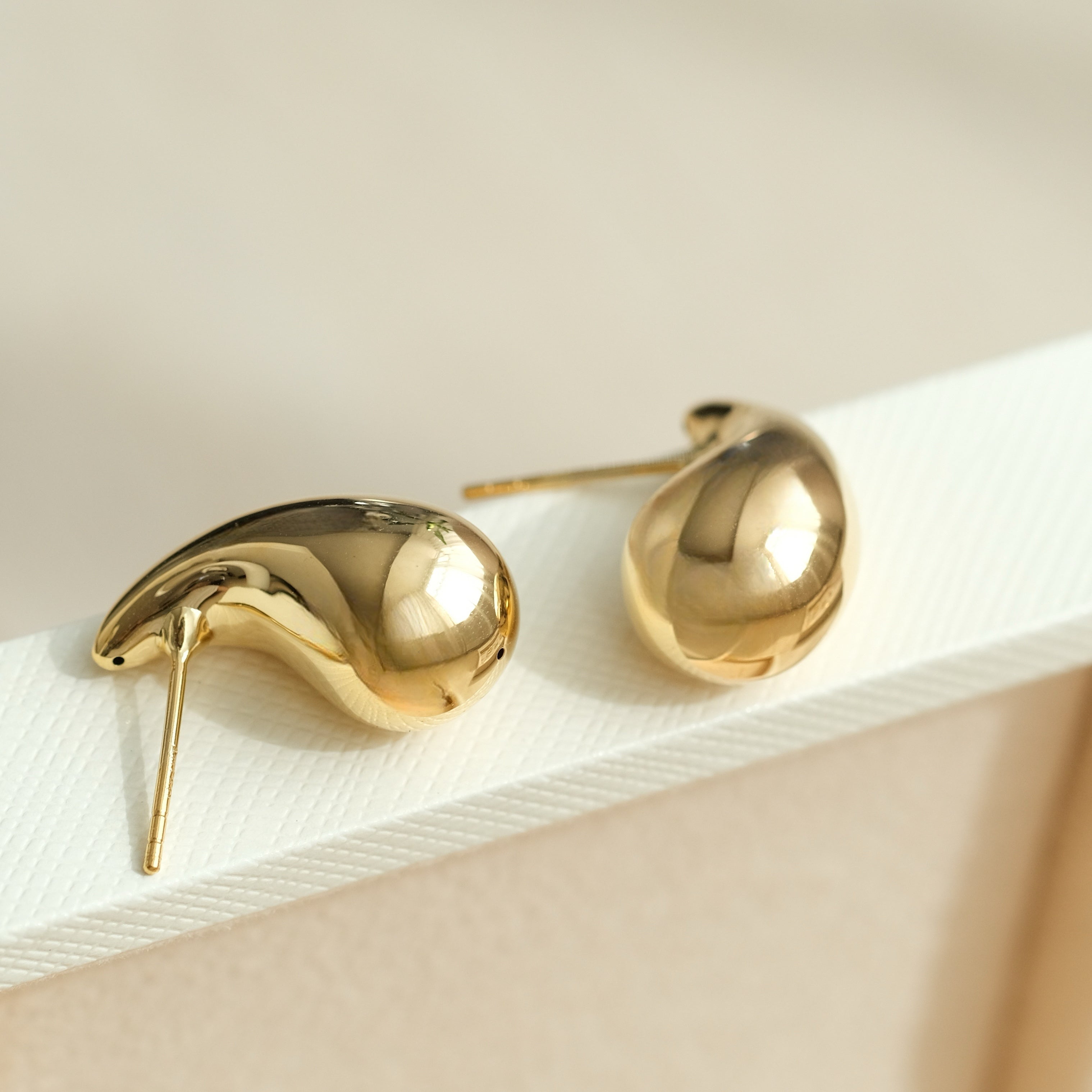 Chubby Water Drop Earrings