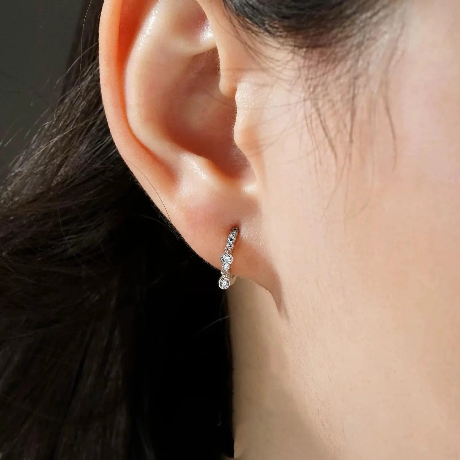 Floating Diamond Earrings