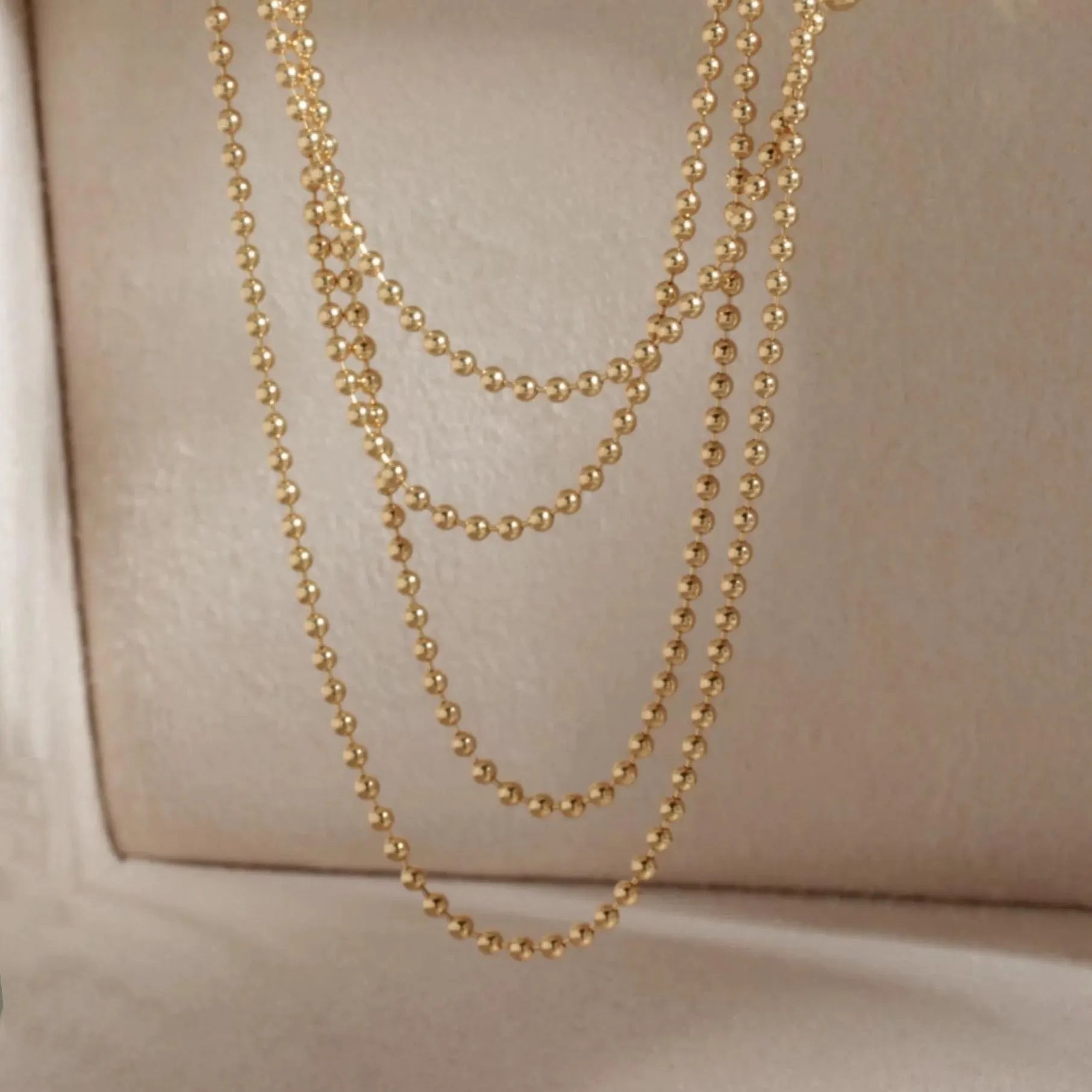 1.5mm Smooth Bead Necklace