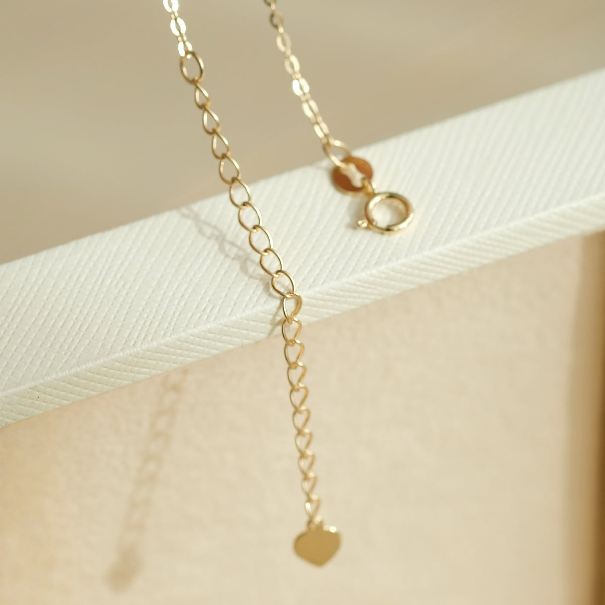 Two tone disc necklace