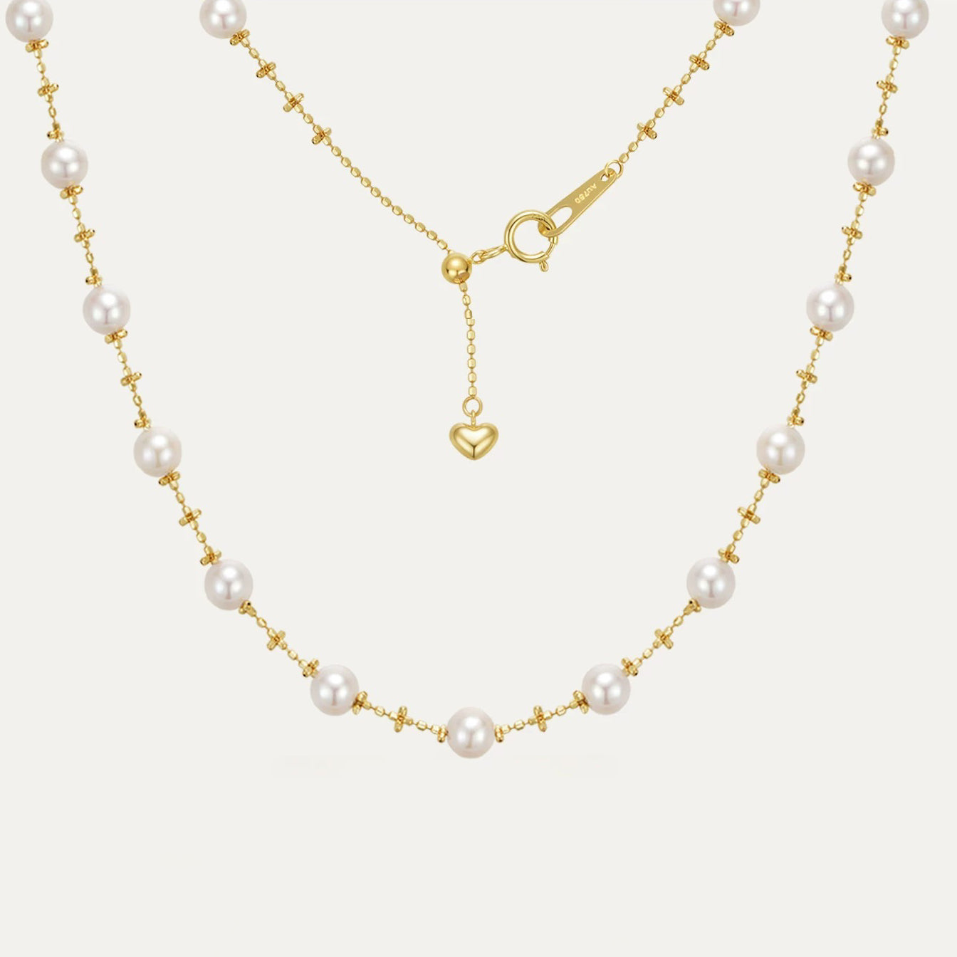 Multi Pearl Adjustable Necklace