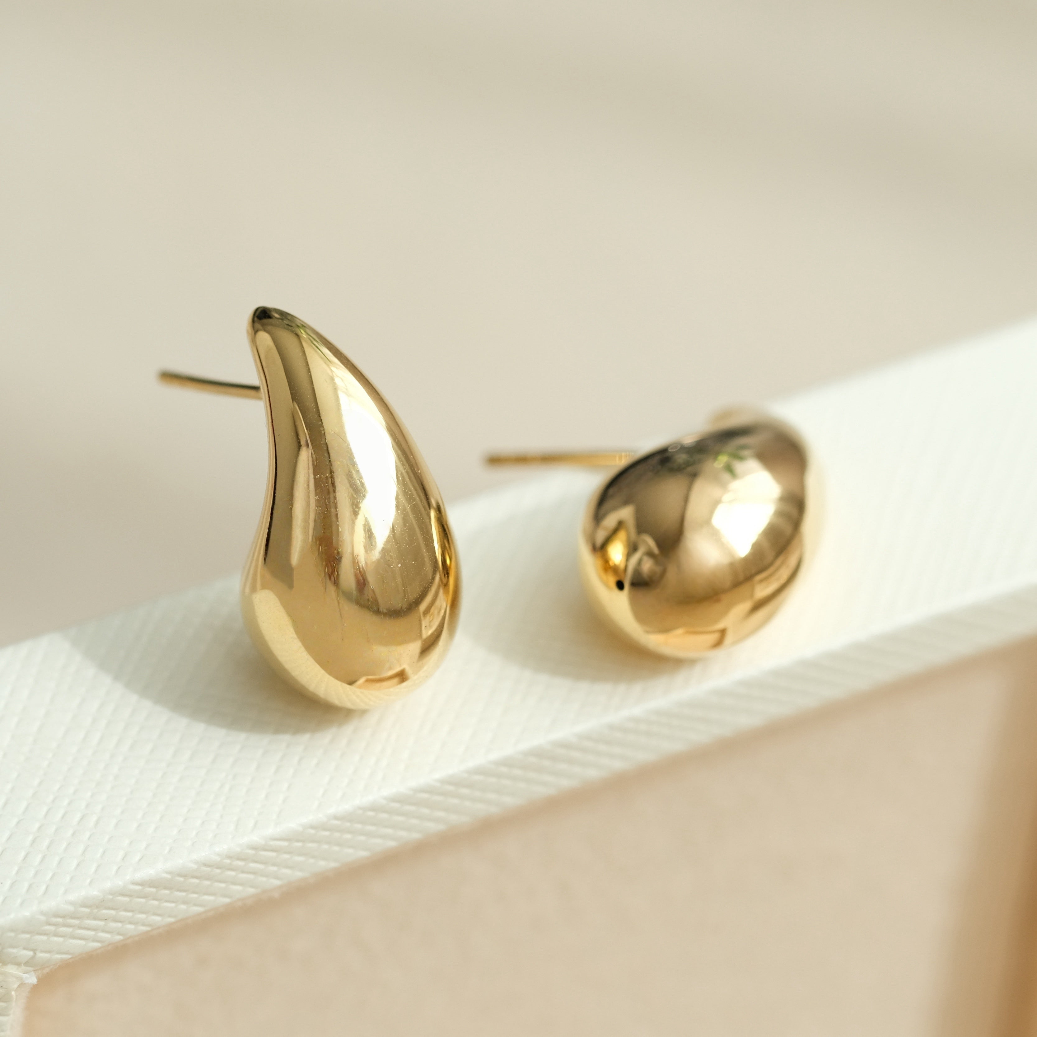Chubby Water Drop Earrings