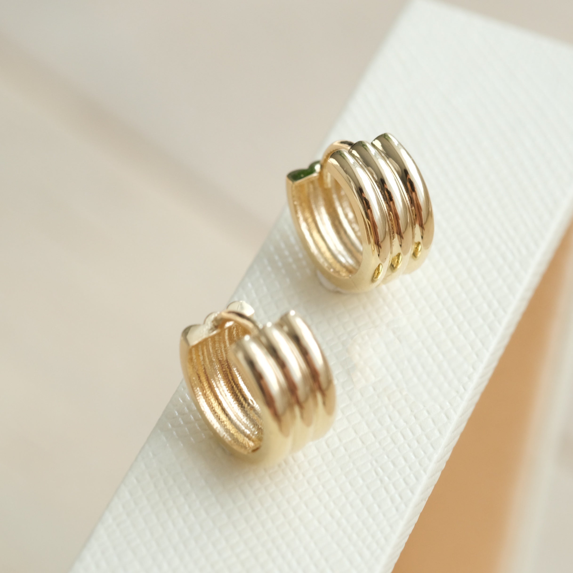 Triple Circle Earrings