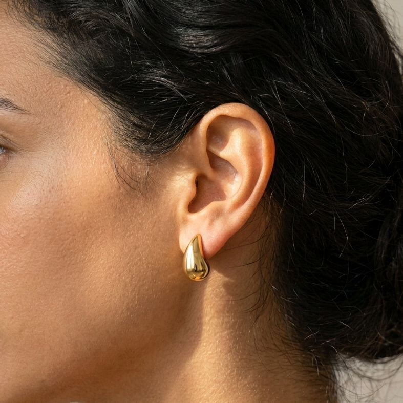 Chubby Water Drop Earrings