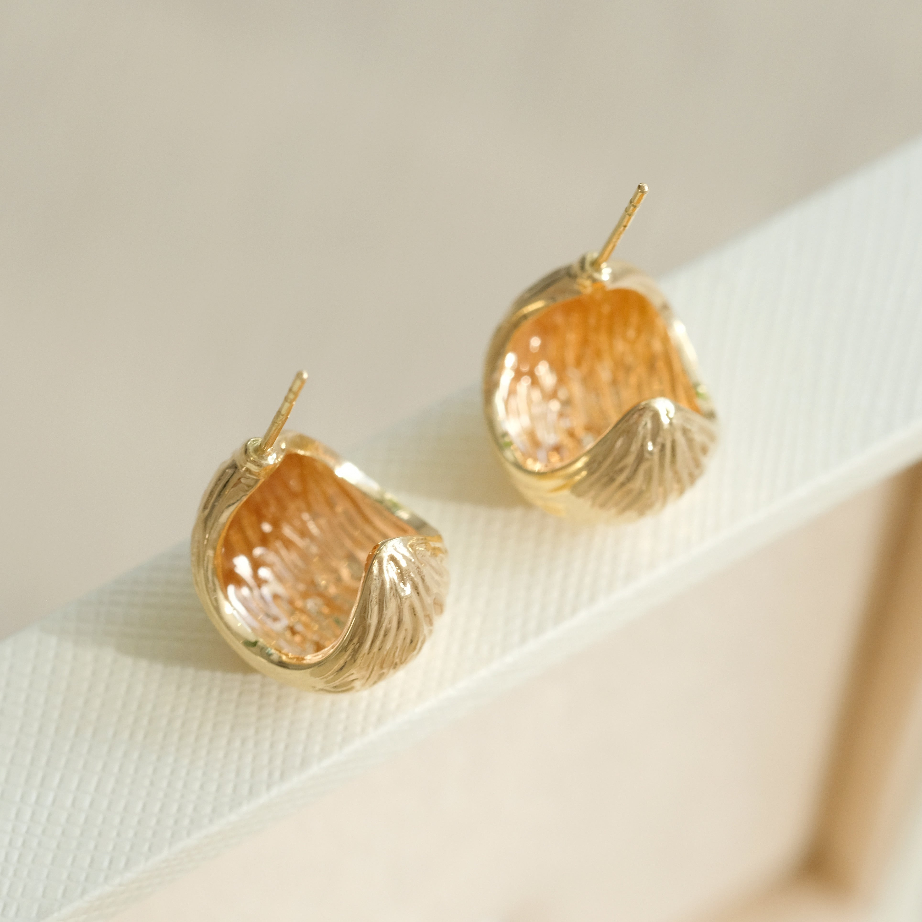 Textured Ball Earrings