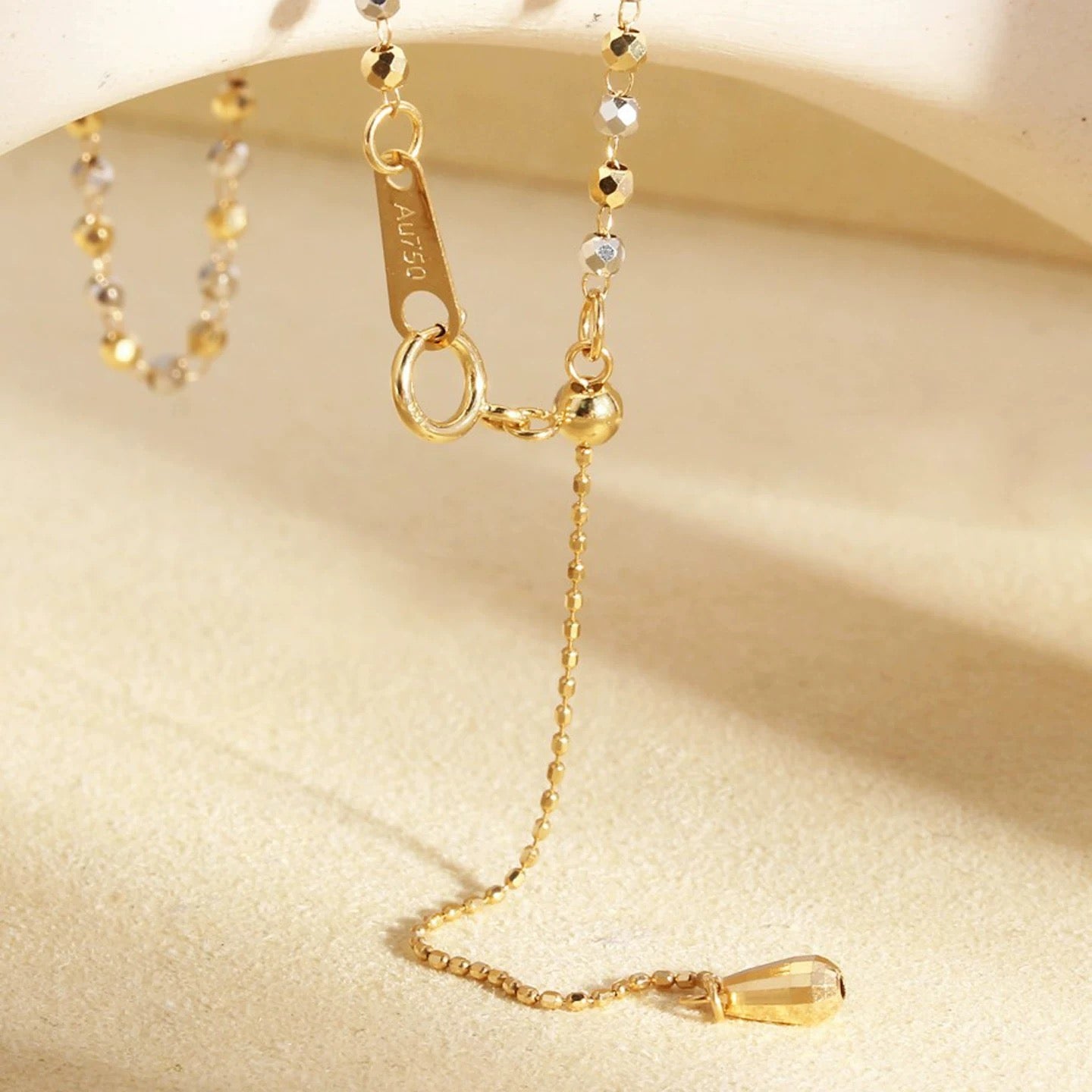 2mm Two Tone Beads Chain