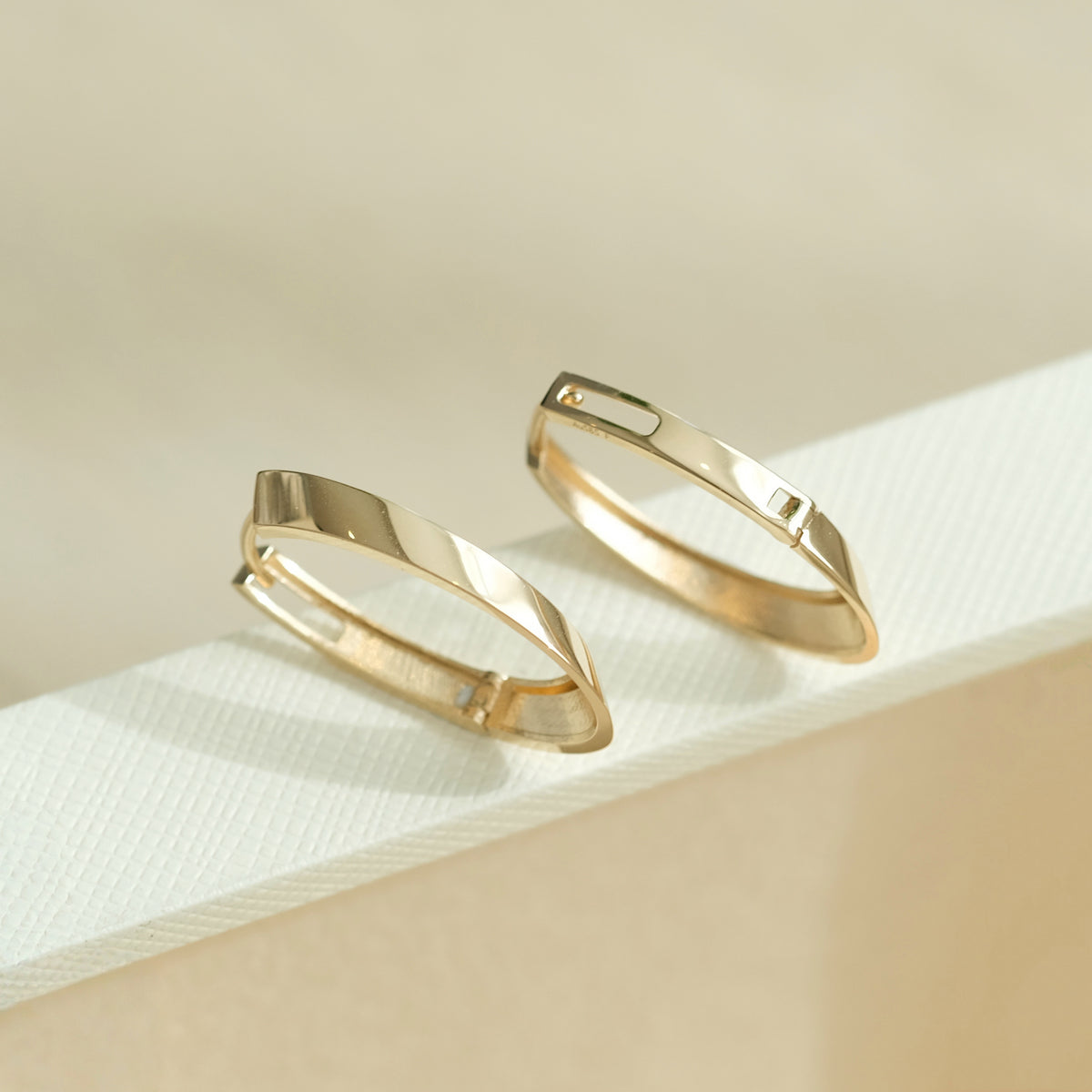 Ovate Large Hoops