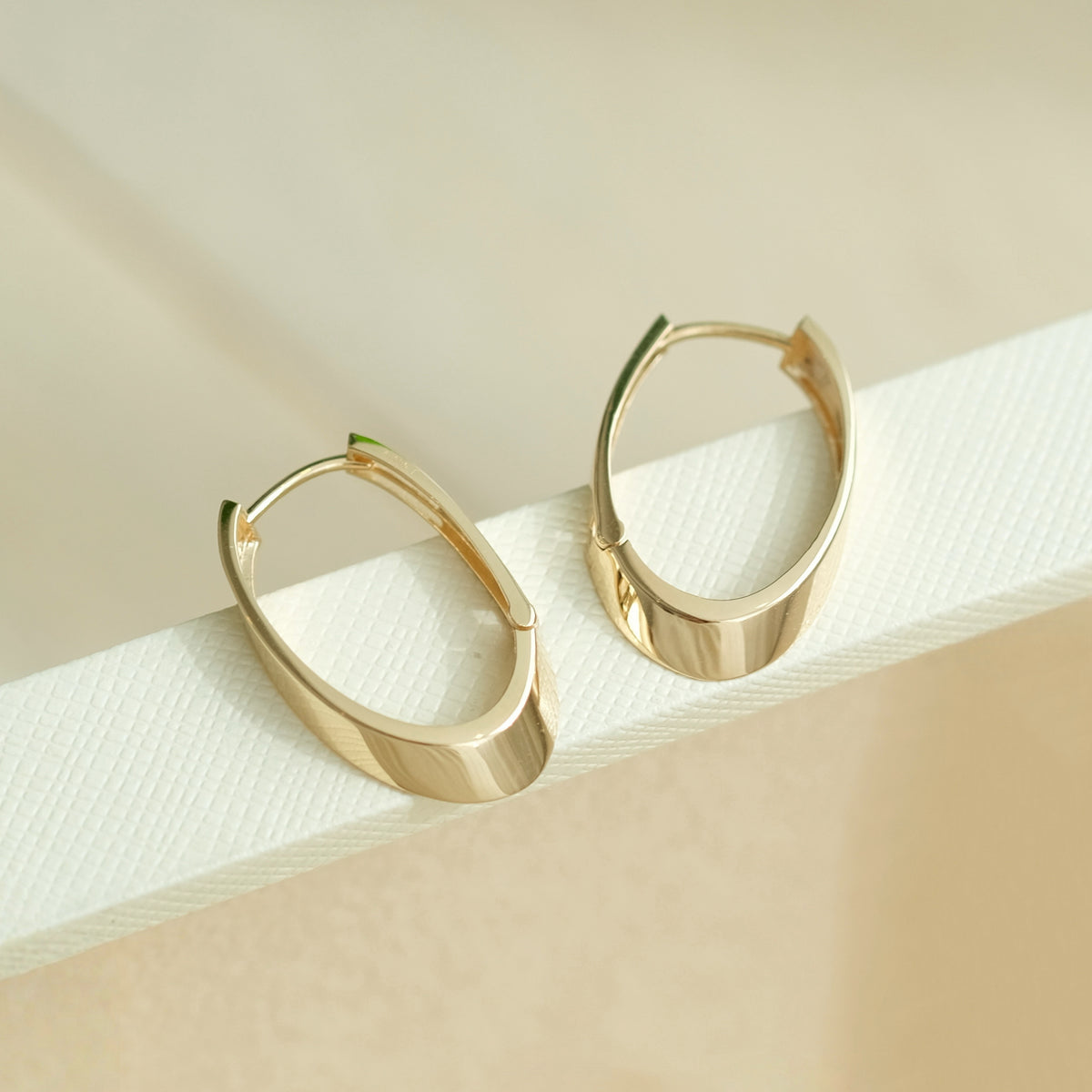 Ovate Large Hoops