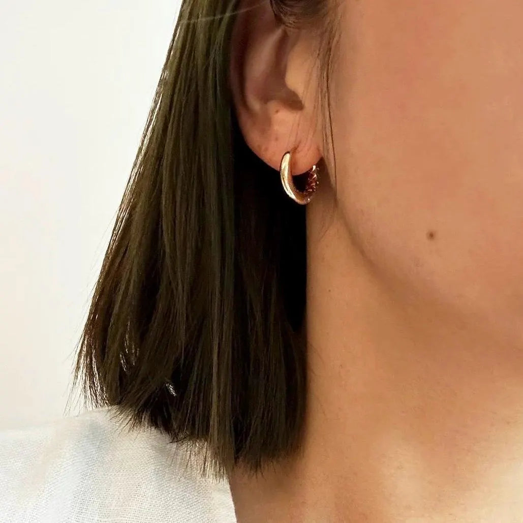 Two Tone Tube Hoop