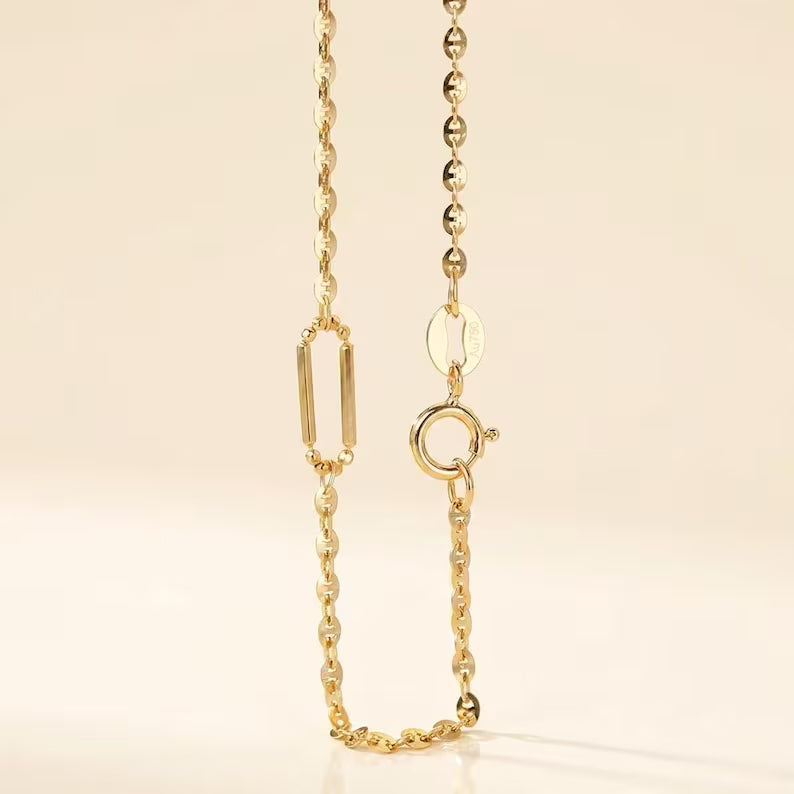 1.5mm Anchor Chain Necklace