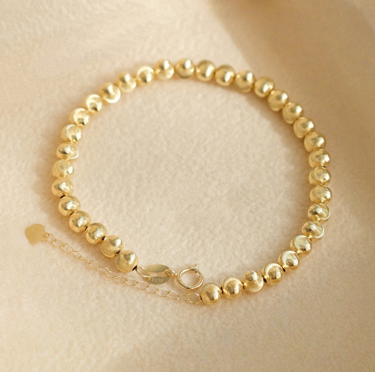 4mm Cat Eye Beads Bracelet