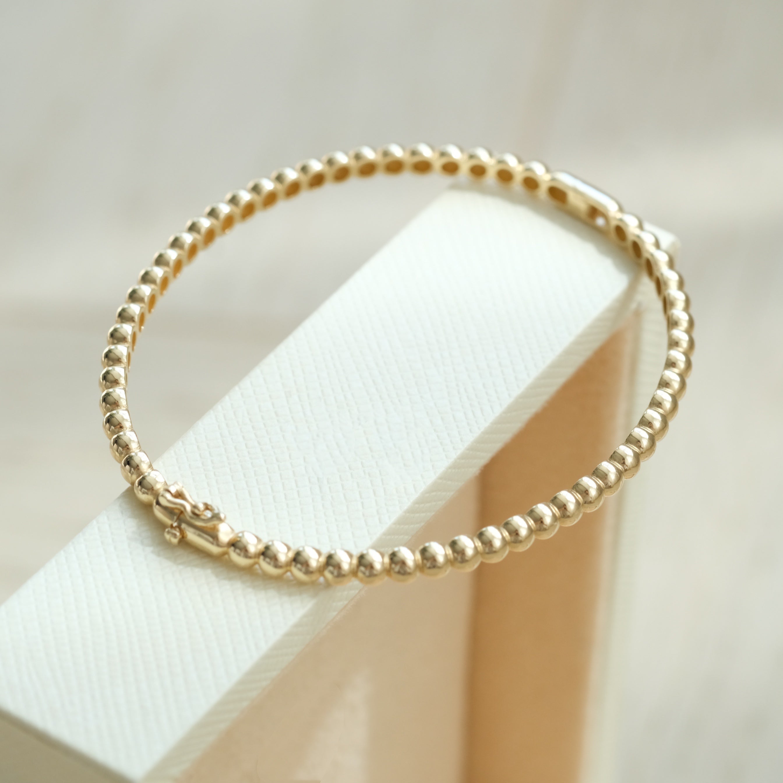 Beads Gold Bangle