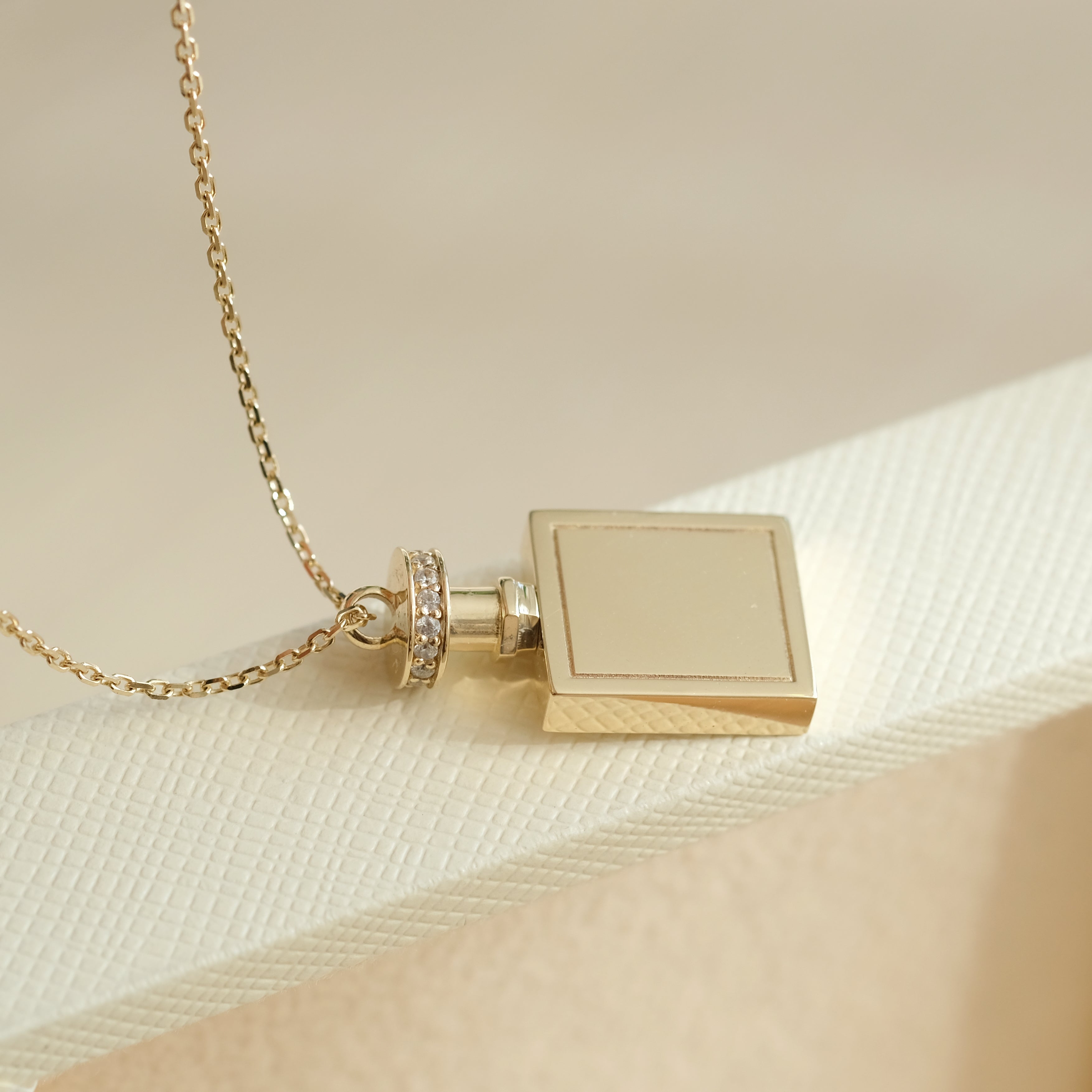 Perfume Bottle Necklace