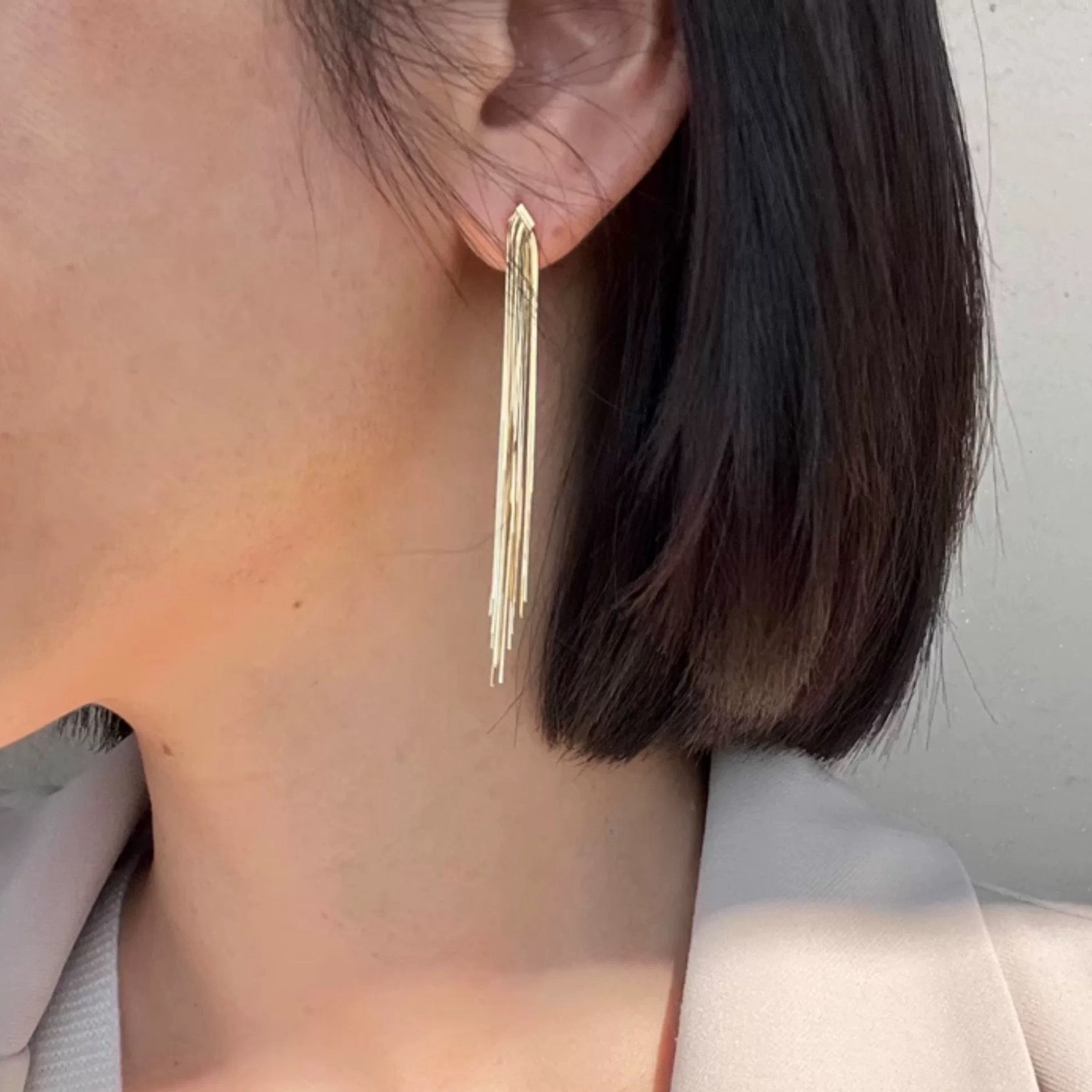 Long Tassel Earrings