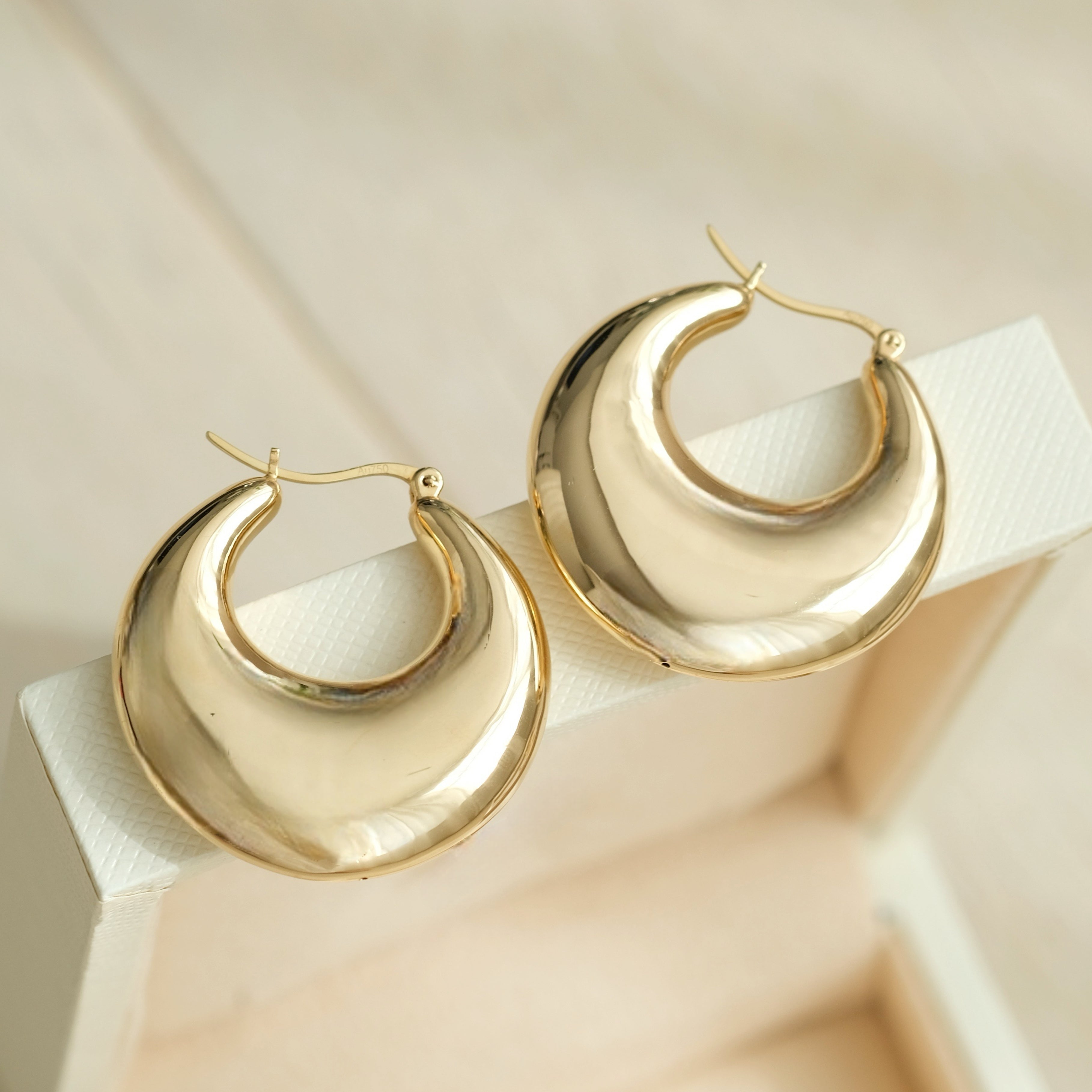 Chunky Tapered Hoops