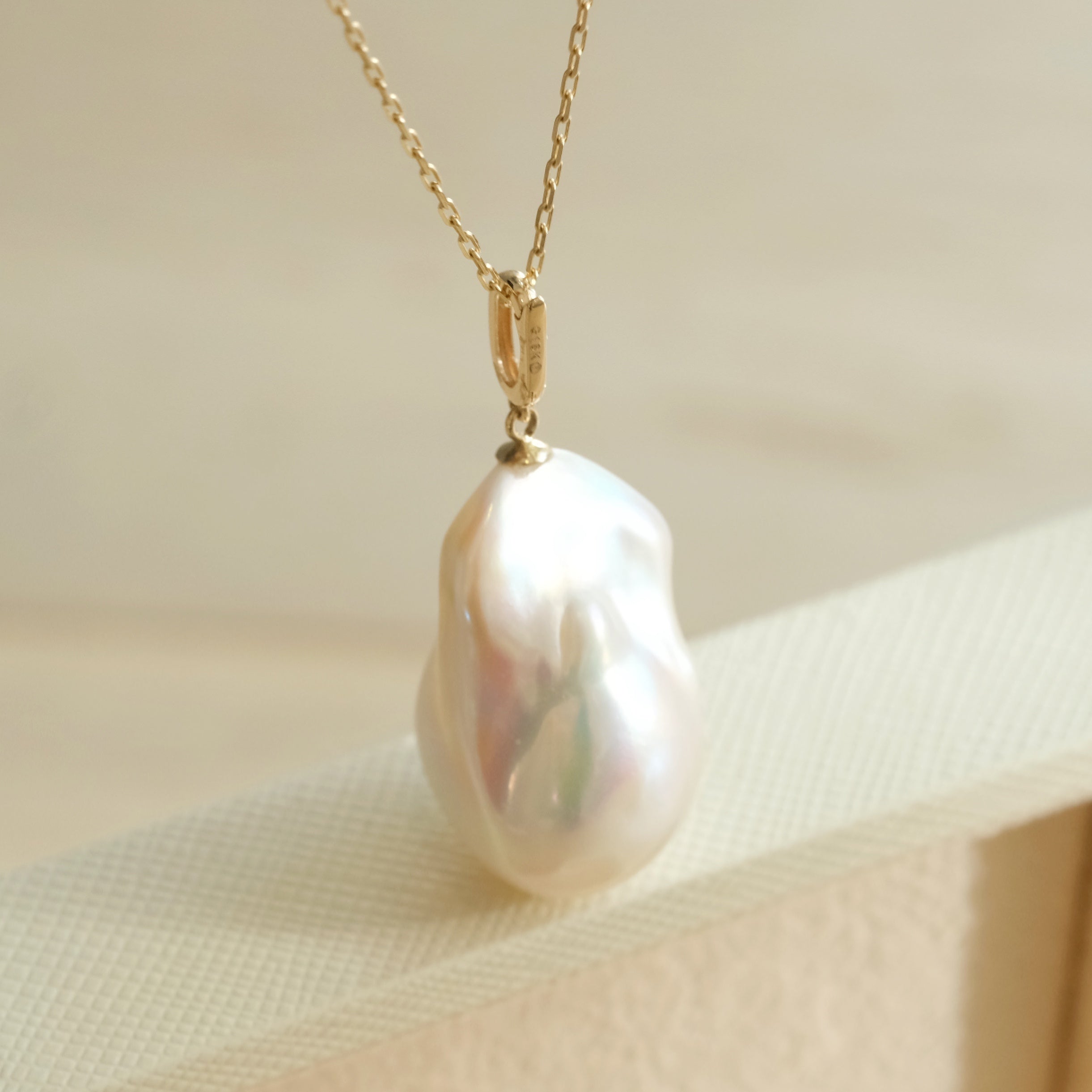 Baroque Pearl Charm