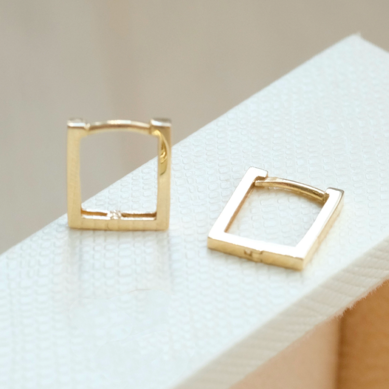 Rectangle Hoop Earrings