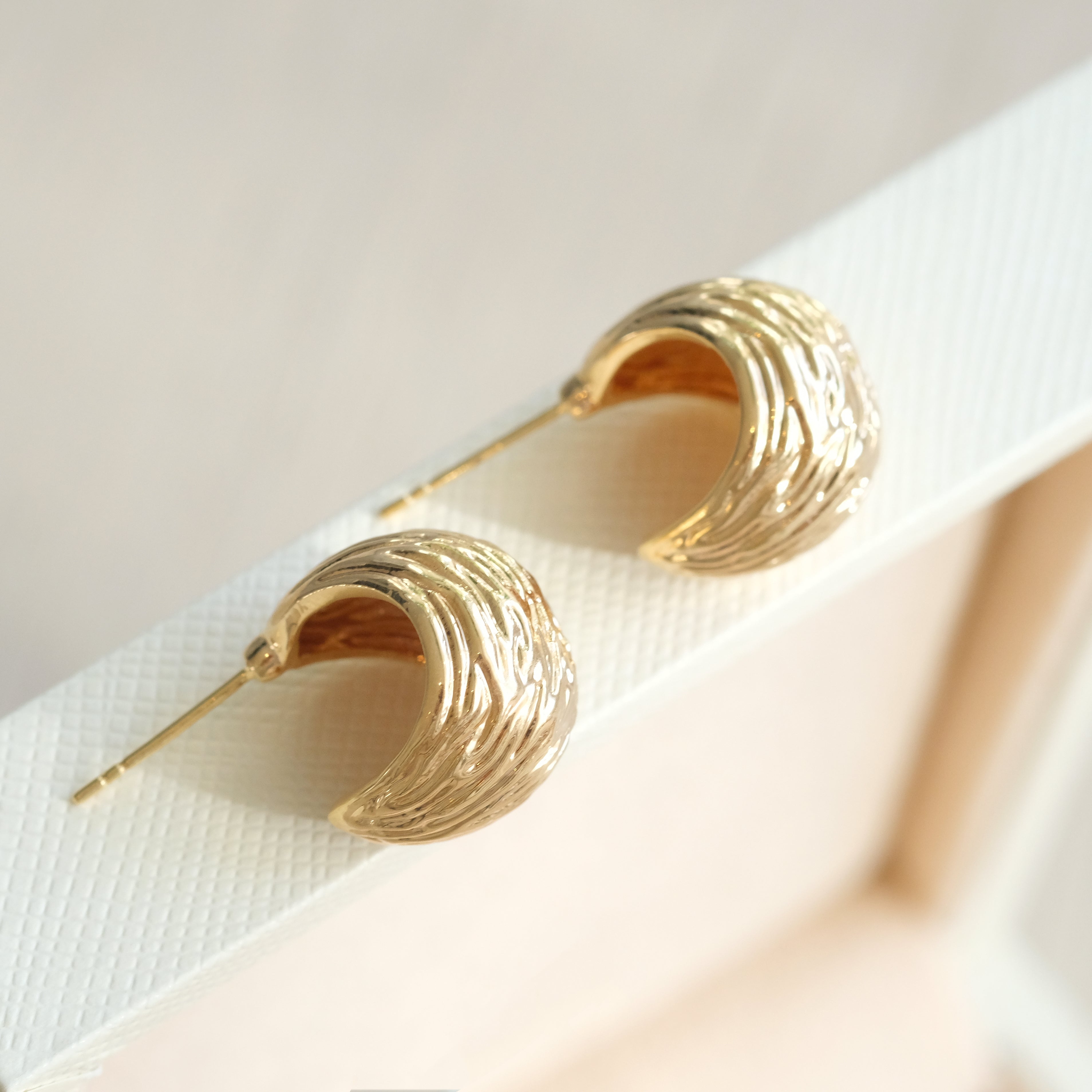 Textured Ball Earrings