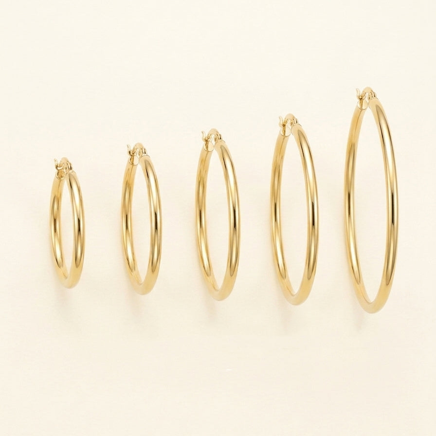 Everyday Thin Plain Hoop