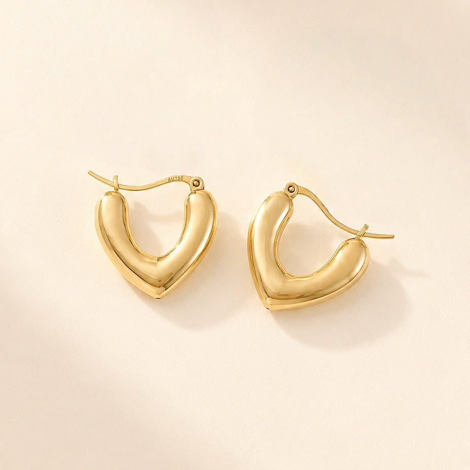 Small Heart Earrings