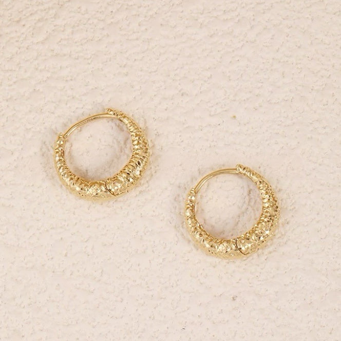 Two Tone Sparkle Hoops